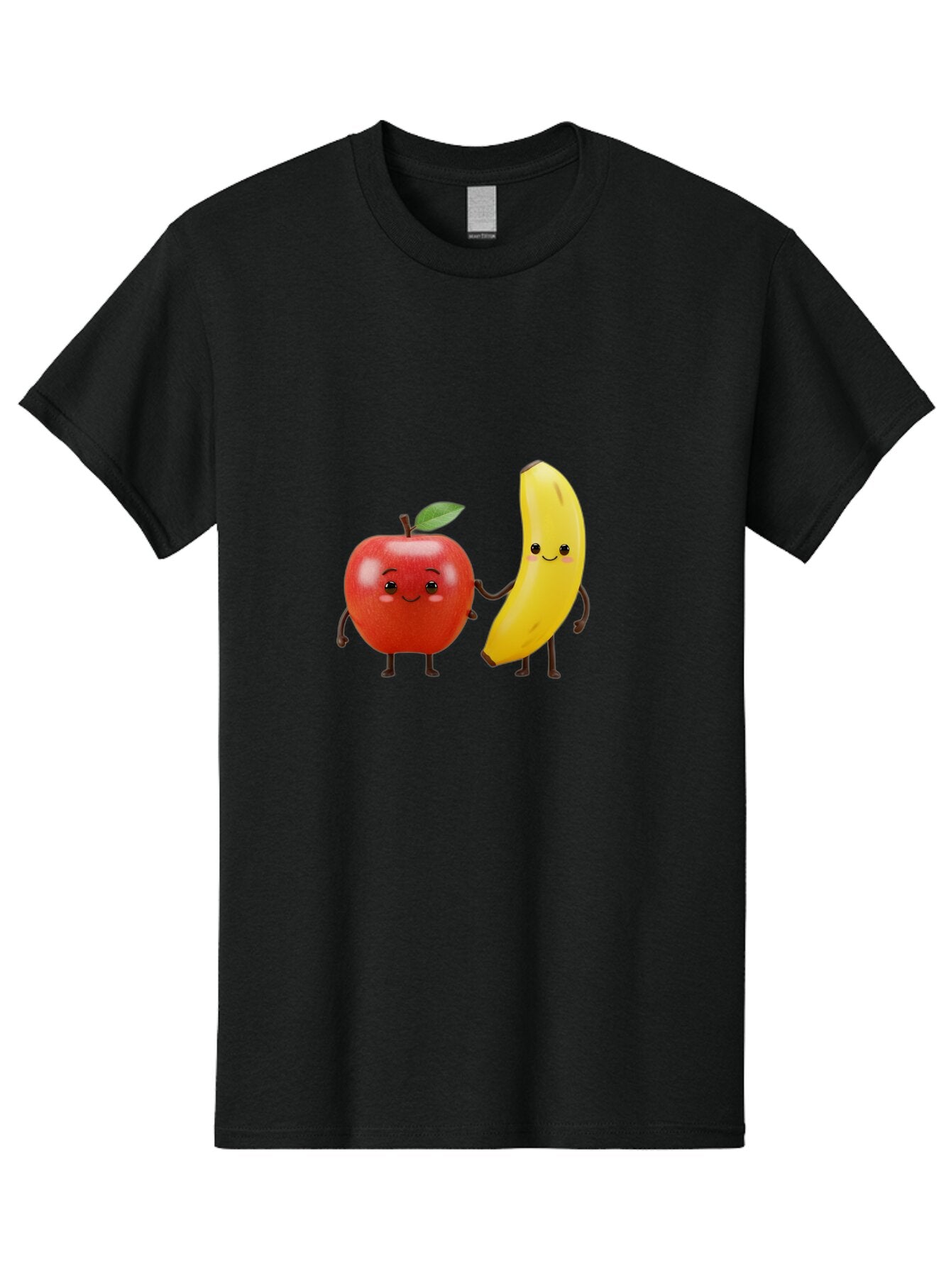 Apple-Banana-Friends Men'S Graphic Tee, 100% Cotton, Comfortable Casual Summer Wear, Machine Washable, Vintage Camera, Old Camera, Antique Camera, Black Camera, Classic Photography, Photography Equipment, Nostalgic Device, Film Camera, Baq288 5