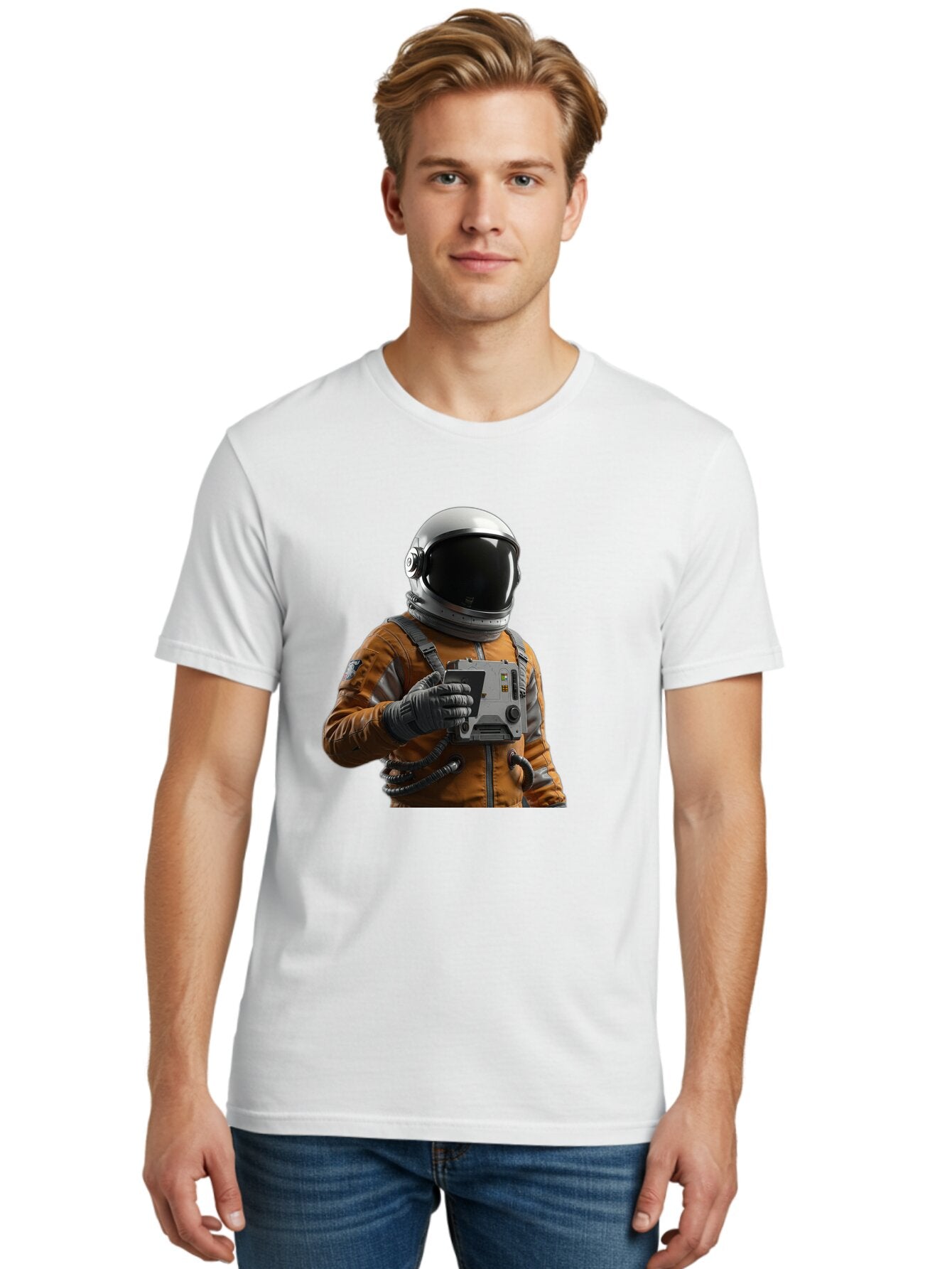 Astronaut-2 Men'S Graphic Tee, 100% Cotton, Comfortable Casual Summer Wear, Machine Washable, Vintage Camera, Old Camera, Antique Camera, Black Camera, Classic Photography, Photography Equipment, Nostalgic Device, Film Camera, Camera Art Baq293 17