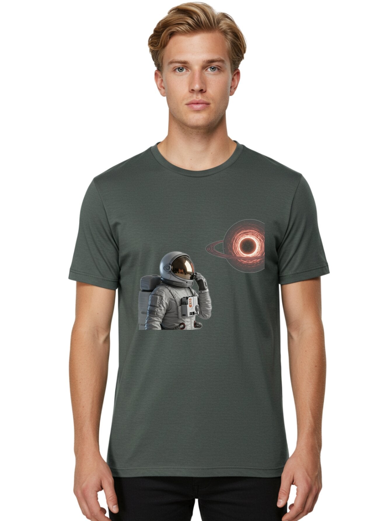 Astronaut-And-Black-Hole Men'S Graphic Tee, 100% Cotton, Comfortable Casual Summer Wear, Machine Washable, Vintage Camera, Old Camera, Antique Camera, Black Camera, Classic Photography, Photography Equipment, Nostalgic Device, Film Camera, Baq295 18