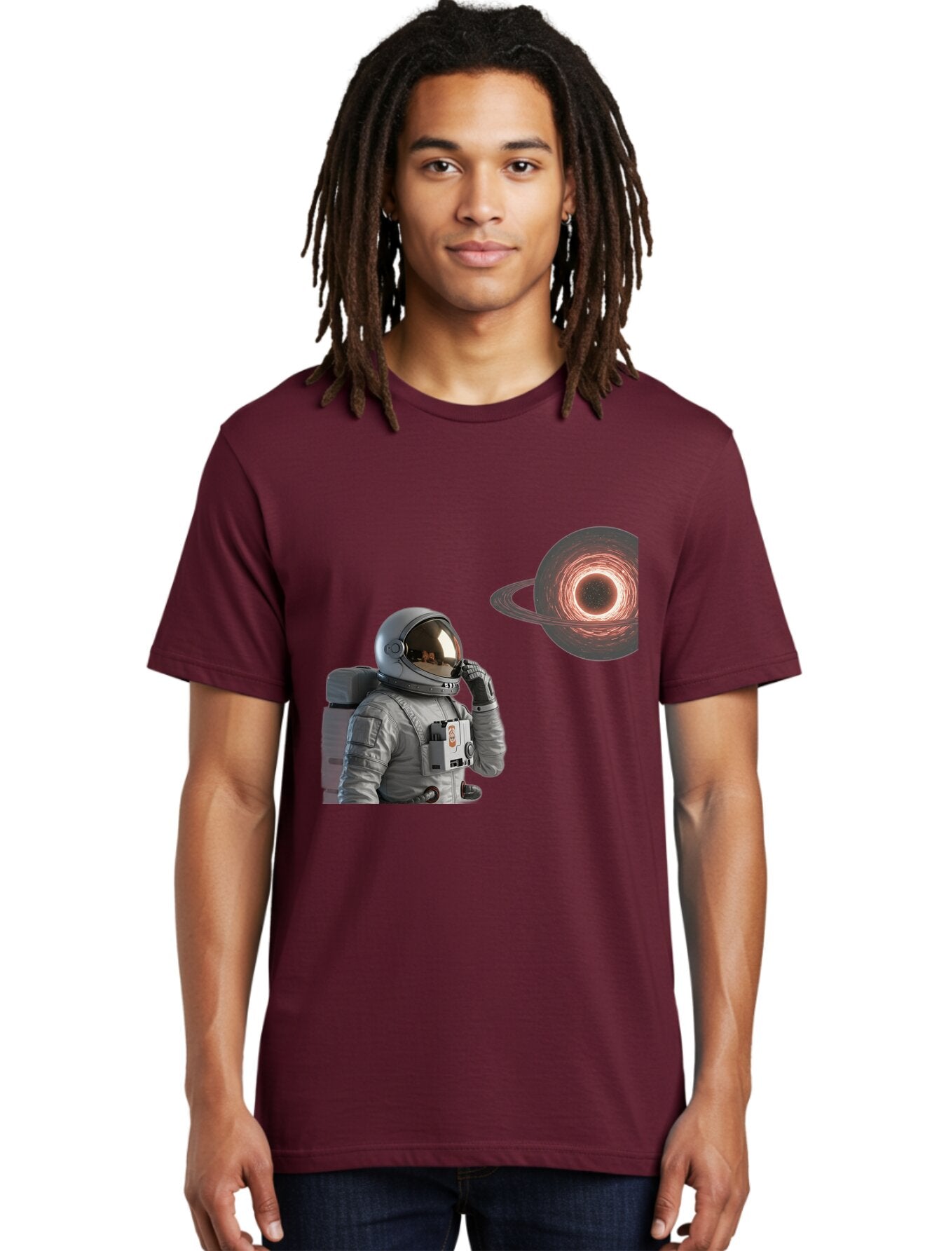 Astronaut-And-Black-Hole Men'S Graphic Tee, 100% Cotton, Comfortable Casual Summer Wear, Machine Washable, Vintage Camera, Old Camera, Antique Camera, Black Camera, Classic Photography, Photography Equipment, Nostalgic Device, Film Camera, Baq295 20