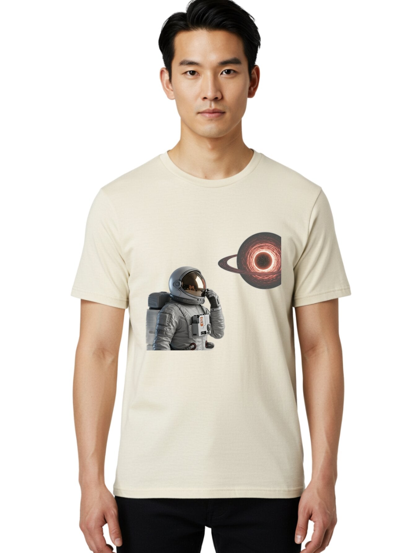 Astronaut-And-Black-Hole Men'S Graphic Tee, 100% Cotton, Comfortable Casual Summer Wear, Machine Washable, Vintage Camera, Old Camera, Antique Camera, Black Camera, Classic Photography, Photography Equipment, Nostalgic Device, Film Camera, Baq295 22