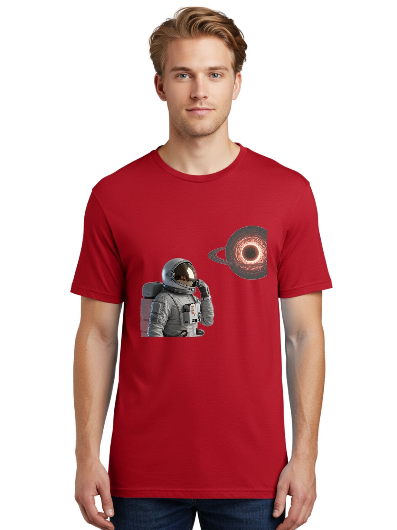 Astronaut-And-Black-Hole Men'S Graphic Tee, 100% Cotton, Comfortable Casual Summer Wear, Machine Washable, Vintage Camera, Old Camera, Antique Camera, Black Camera, Classic Photography, Photography Equipment, Nostalgic Device, Film Camera, Baq295 28