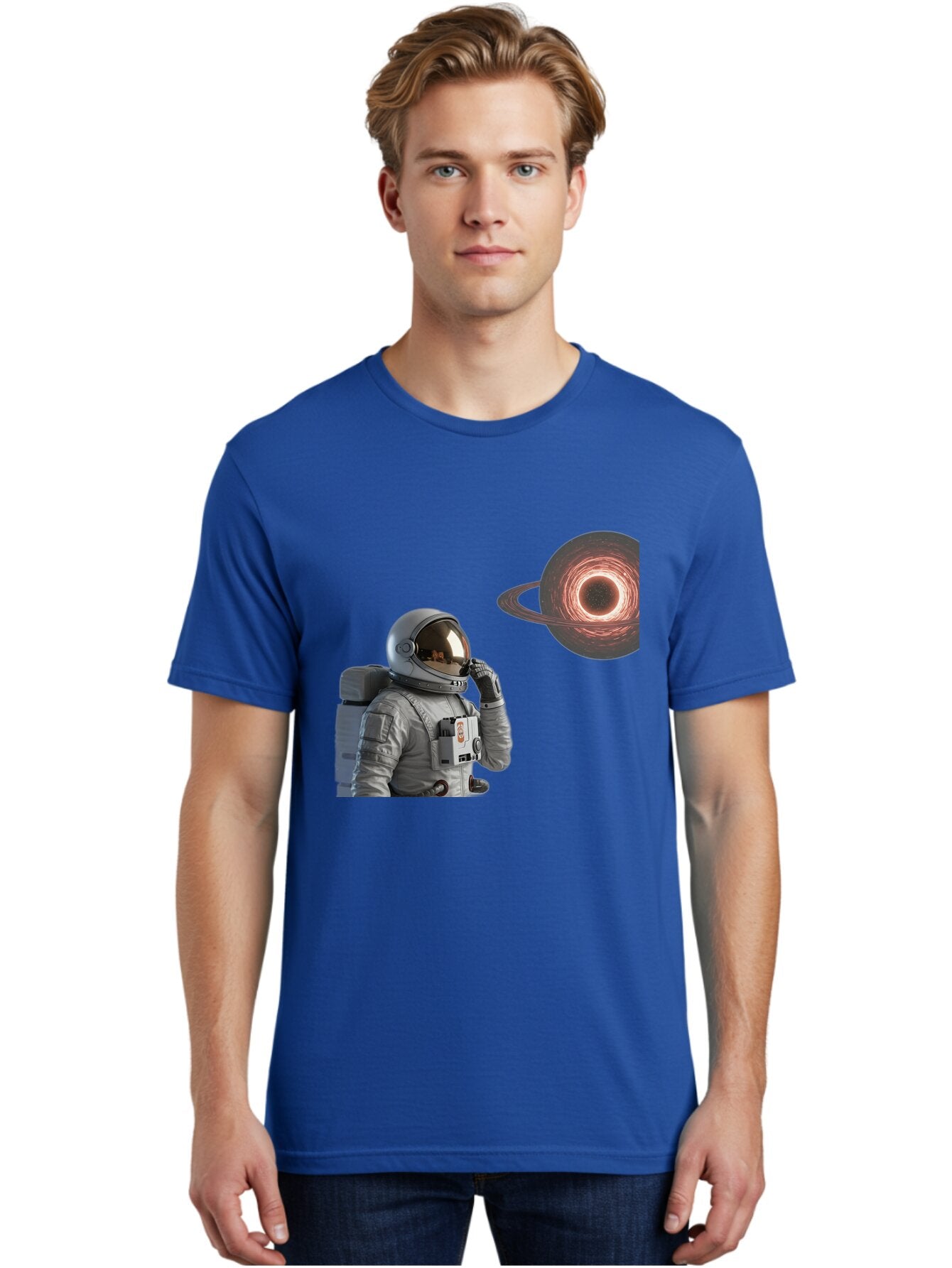 Astronaut-And-Black-Hole Men'S Graphic Tee, 100% Cotton, Comfortable Casual Summer Wear, Machine Washable, Vintage Camera, Old Camera, Antique Camera, Black Camera, Classic Photography, Photography Equipment, Nostalgic Device, Film Camera, Baq295 24