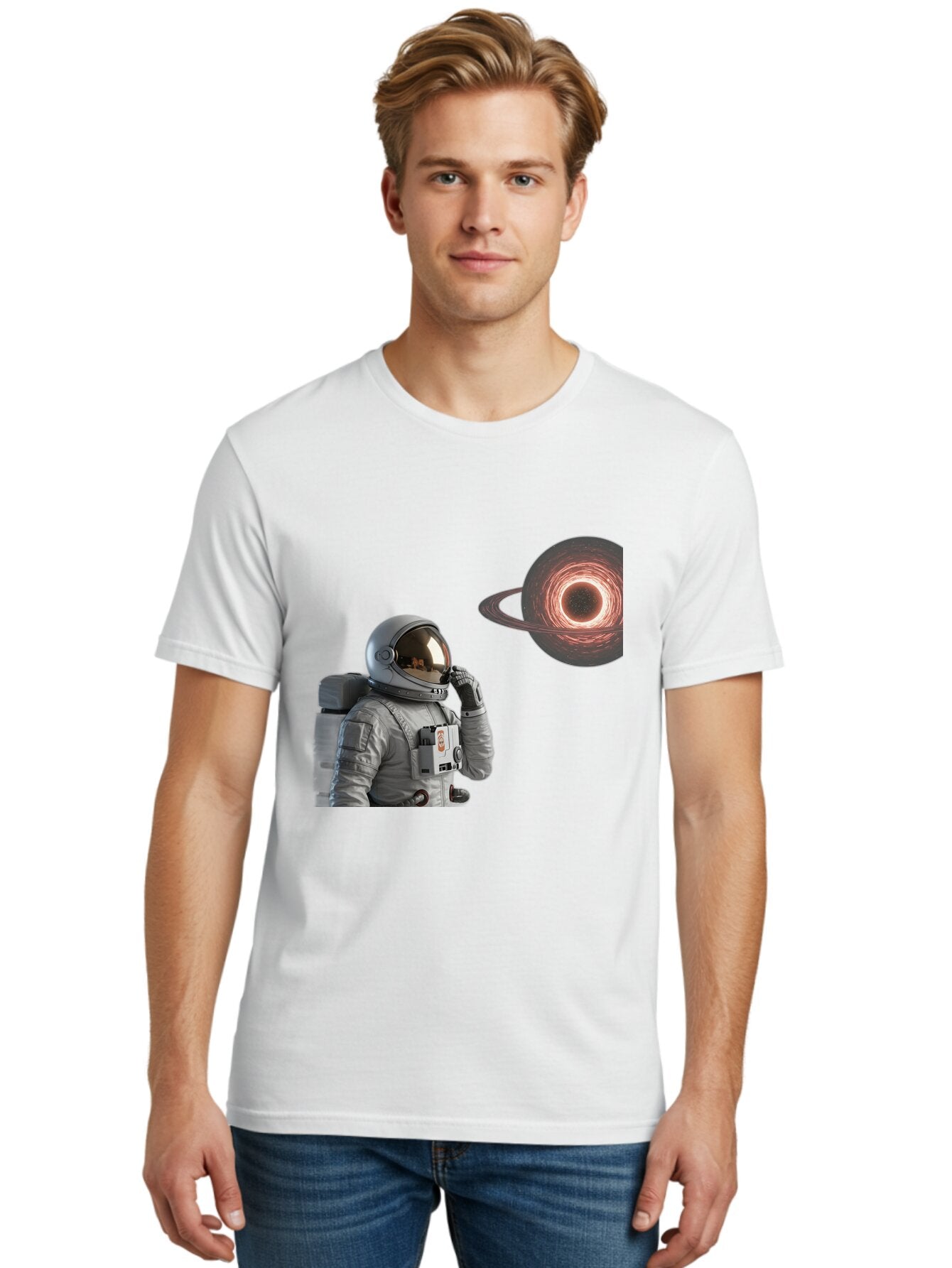 Astronaut-And-Black-Hole Men'S Graphic Tee, 100% Cotton, Comfortable Casual Summer Wear, Machine Washable, Vintage Camera, Old Camera, Antique Camera, Black Camera, Classic Photography, Photography Equipment, Nostalgic Device, Film Camera, Baq295 19