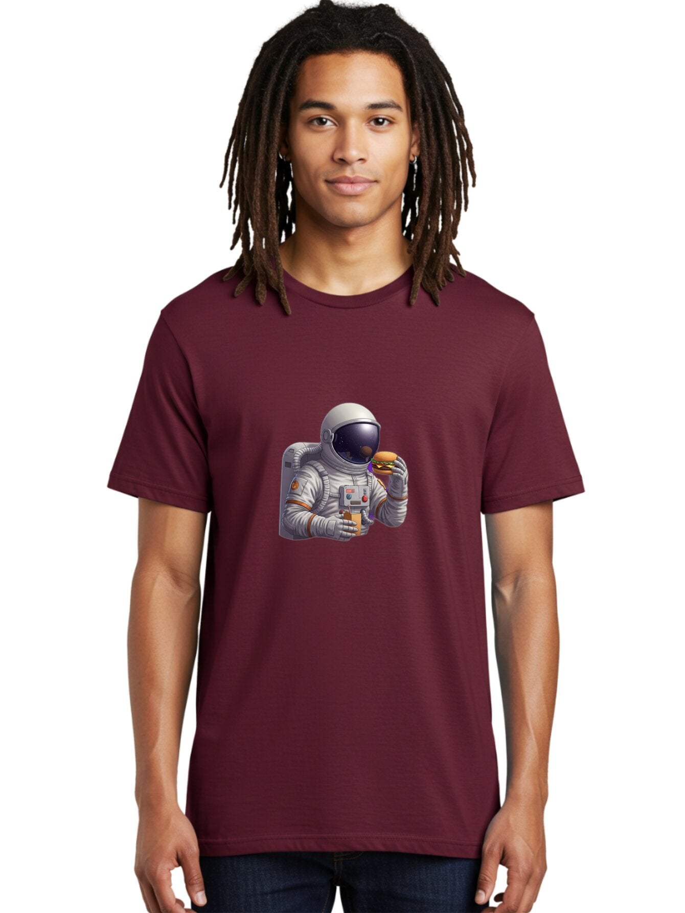 Astronaut-Eating-Burger Men'S Graphic Tee, 100% Cotton, Comfortable Casual Summer Wear, Machine Washable, Vintage Camera, Old Camera, Antique Camera, Black Camera, Classic Photography, Photography Equipment, Nostalgic Device, Film Camera, Baq296 21