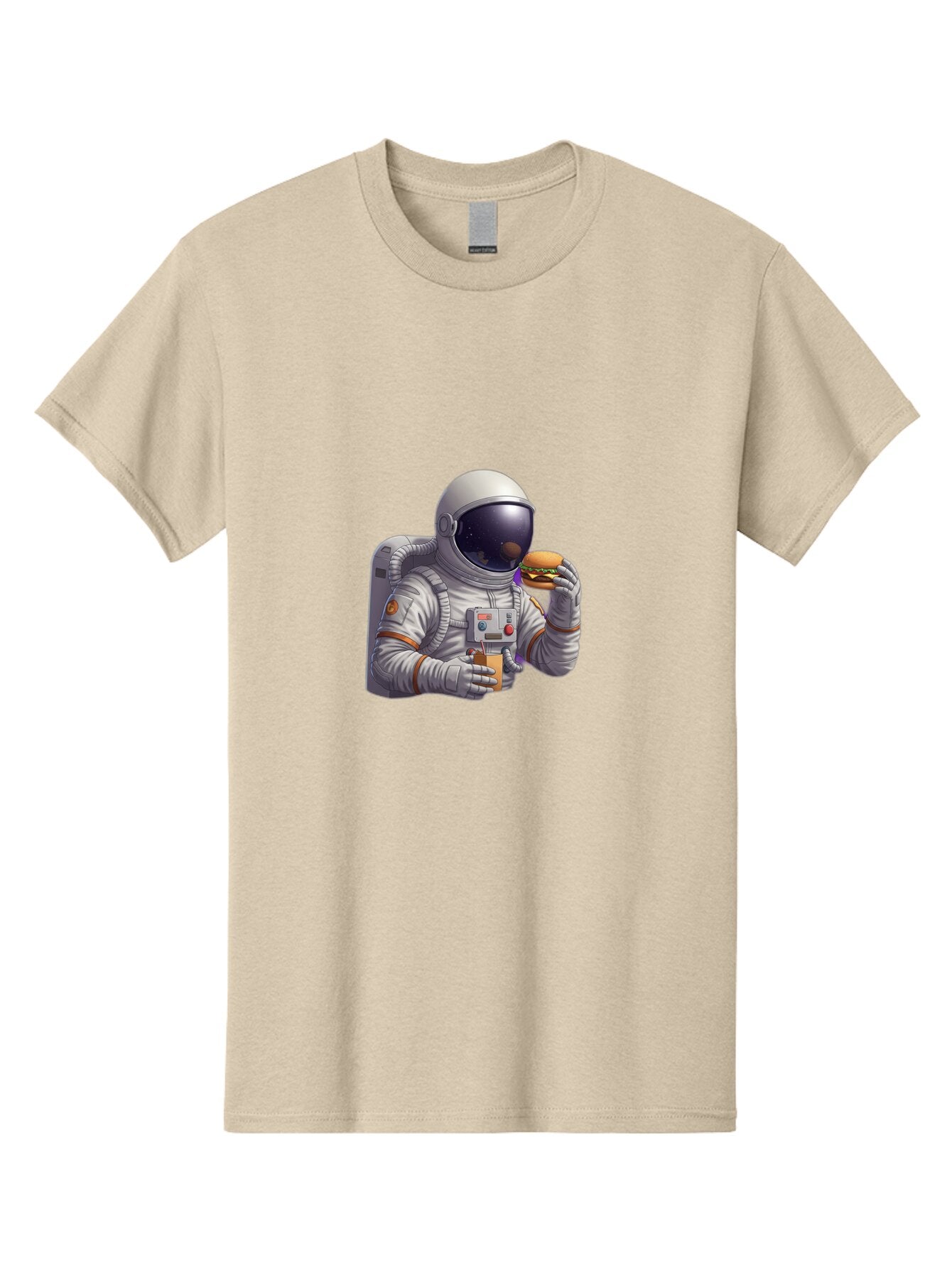 Astronaut-Eating-Burger Men'S Graphic Tee, 100% Cotton, Comfortable Casual Summer Wear, Machine Washable, Vintage Camera, Old Camera, Antique Camera, Black Camera, Classic Photography, Photography Equipment, Nostalgic Device, Film Camera, Baq296 1