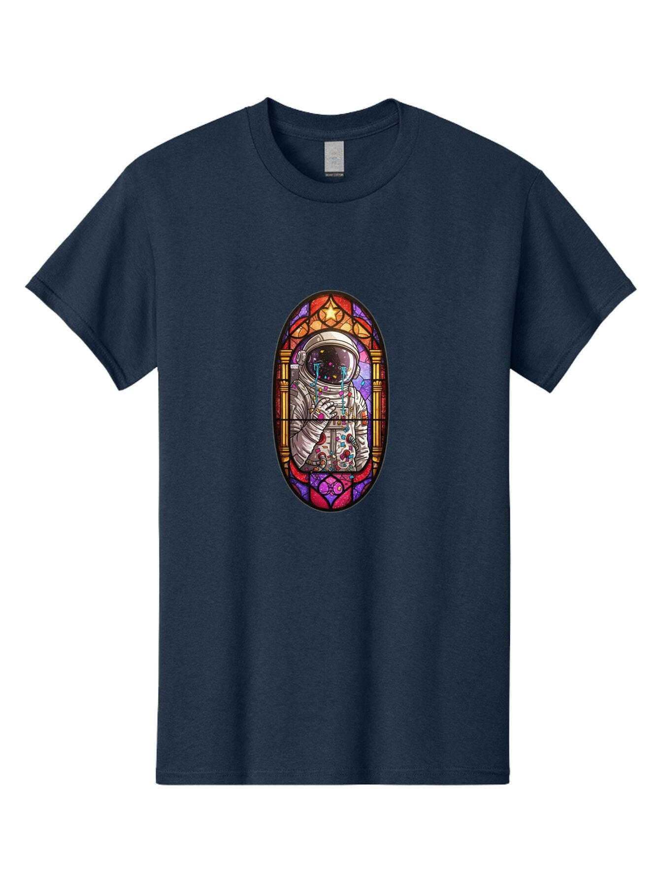 Astronaut-Stained-Glass Men'S Graphic Tee, 100% Cotton, Comfortable Casual Summer Wear, Machine Washable, Vintage Camera, Old Camera, Antique Camera, Black Camera, Classic Photography, Photography Equipment, Nostalgic Device, Film Camera, Baq297 12