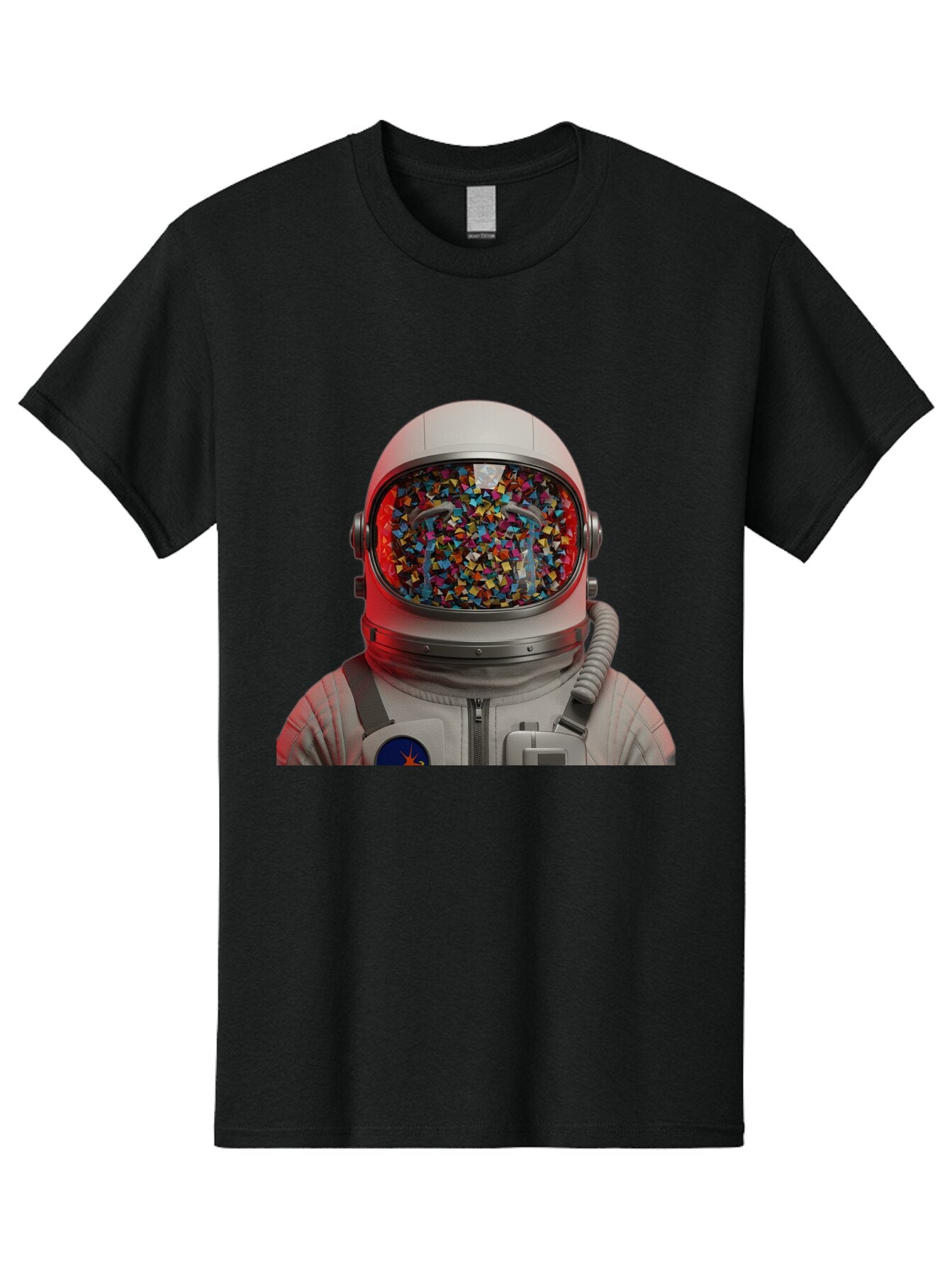Astronaut-With-Confetti-Helmet Men'S Graphic Tee, 100% Cotton, Comfortable Casual Summer Wear, Machine Washable, Vintage Camera, Old Camera, Antique Camera, Black Camera, Classic Photography, Photography Equipment, Nostalgic Device, Baq299 9