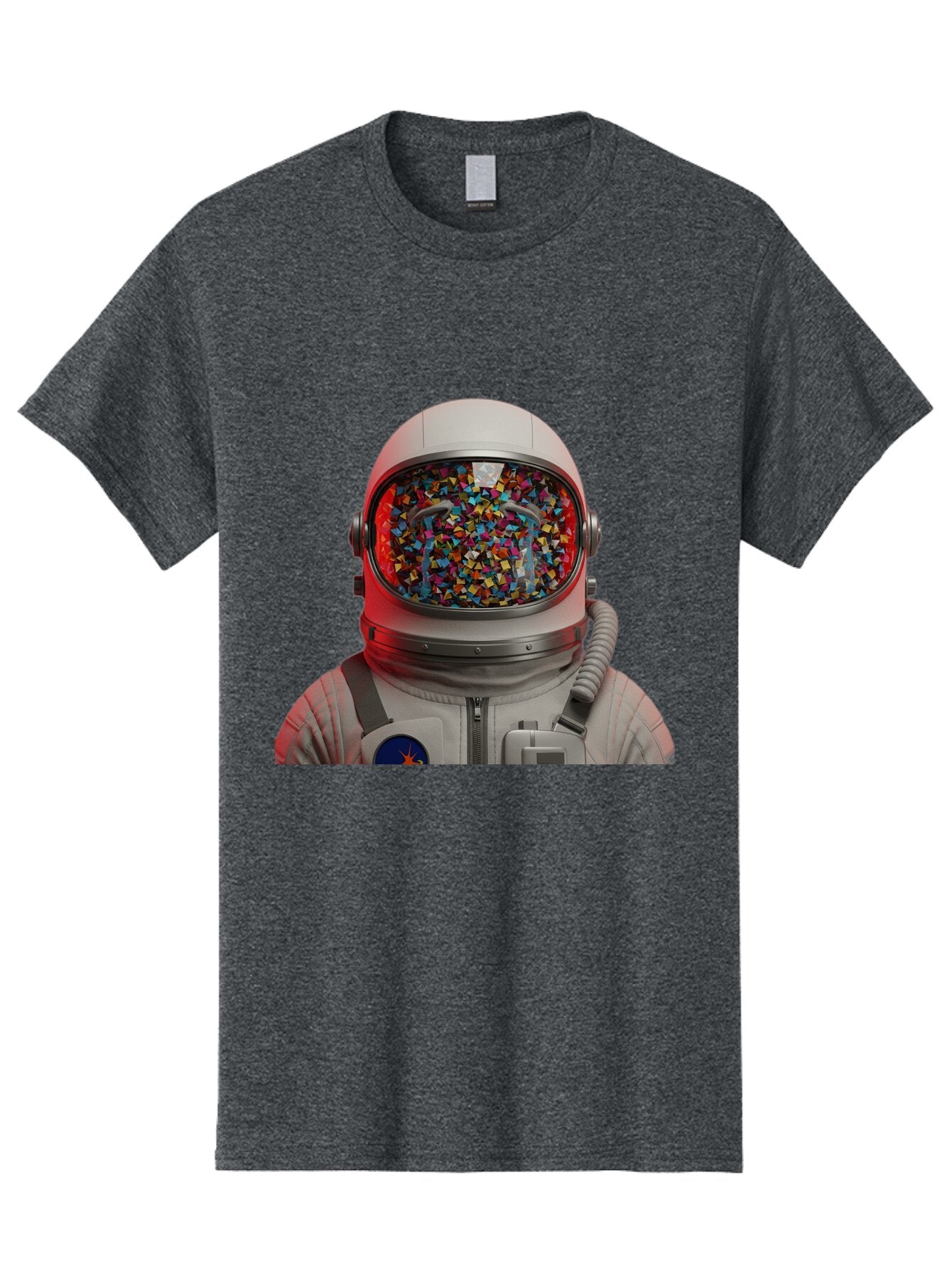 Astronaut-With-Confetti-Helmet Men'S Graphic Tee, 100% Cotton, Comfortable Casual Summer Wear, Machine Washable, Vintage Camera, Old Camera, Antique Camera, Black Camera, Classic Photography, Photography Equipment, Nostalgic Device, Baq299 1