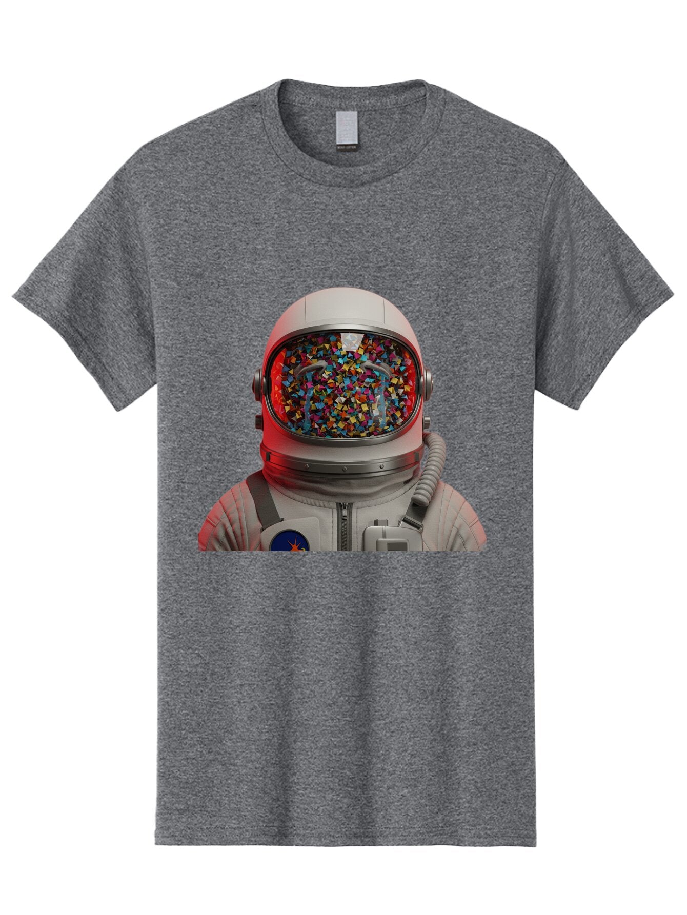 Astronaut-With-Confetti-Helmet Men'S Graphic Tee, 100% Cotton, Comfortable Casual Summer Wear, Machine Washable, Vintage Camera, Old Camera, Antique Camera, Black Camera, Classic Photography, Photography Equipment, Nostalgic Device, Baq299 12