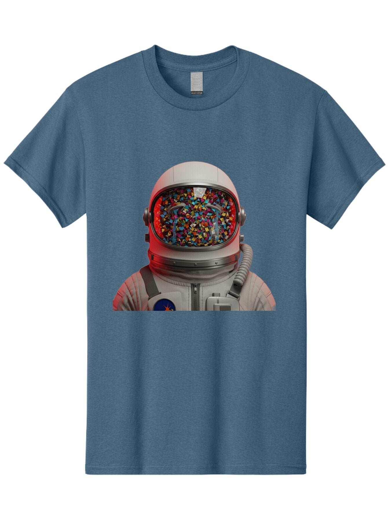 Astronaut-With-Confetti-Helmet Men'S Graphic Tee, 100% Cotton, Comfortable Casual Summer Wear, Machine Washable, Vintage Camera, Old Camera, Antique Camera, Black Camera, Classic Photography, Photography Equipment, Nostalgic Device, Baq299 10