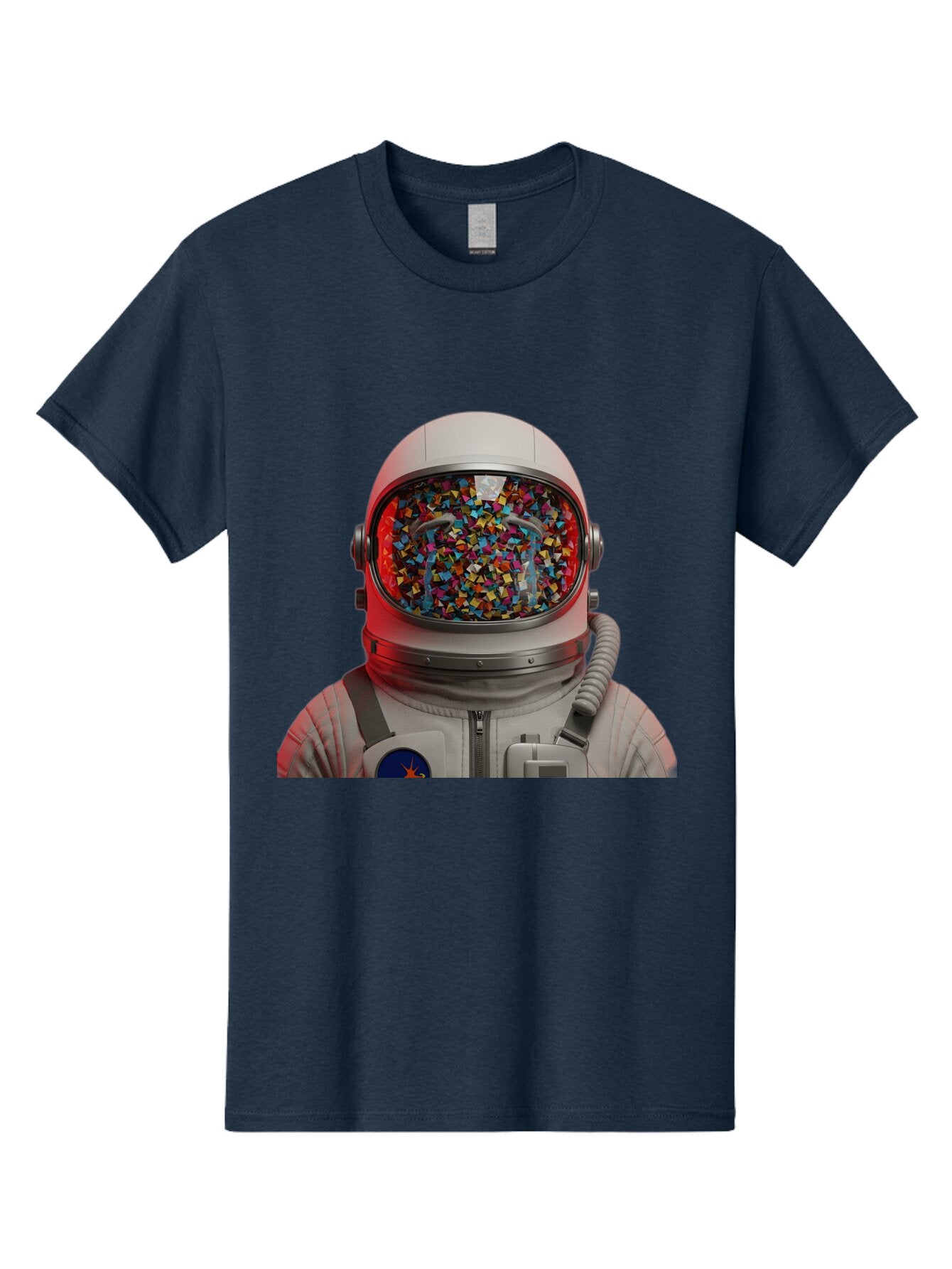 Astronaut-With-Confetti-Helmet Men'S Graphic Tee, 100% Cotton, Comfortable Casual Summer Wear, Machine Washable, Vintage Camera, Old Camera, Antique Camera, Black Camera, Classic Photography, Photography Equipment, Nostalgic Device, Baq299 7