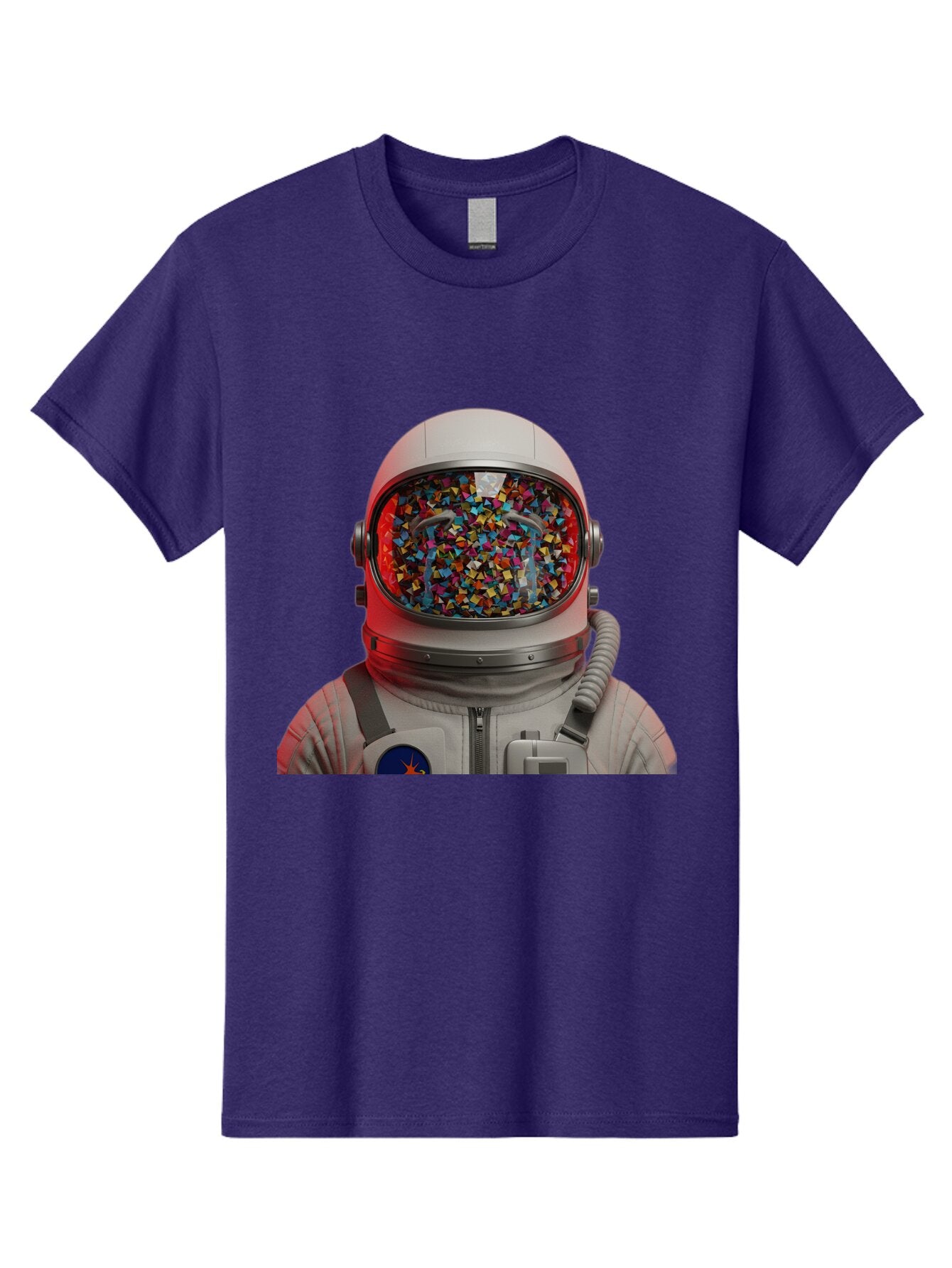 Astronaut-With-Confetti-Helmet Men'S Graphic Tee, 100% Cotton, Comfortable Casual Summer Wear, Machine Washable, Vintage Camera, Old Camera, Antique Camera, Black Camera, Classic Photography, Photography Equipment, Nostalgic Device, Baq299 8