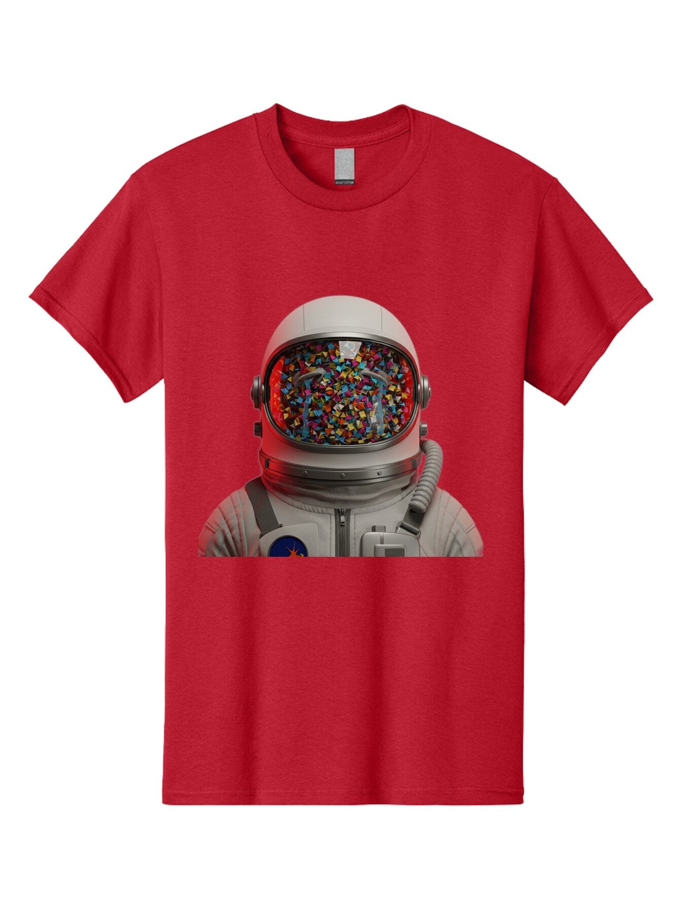 Astronaut-With-Confetti-Helmet Men'S Graphic Tee, 100% Cotton, Comfortable Casual Summer Wear, Machine Washable, Vintage Camera, Old Camera, Antique Camera, Black Camera, Classic Photography, Photography Equipment, Nostalgic Device, Baq299 13