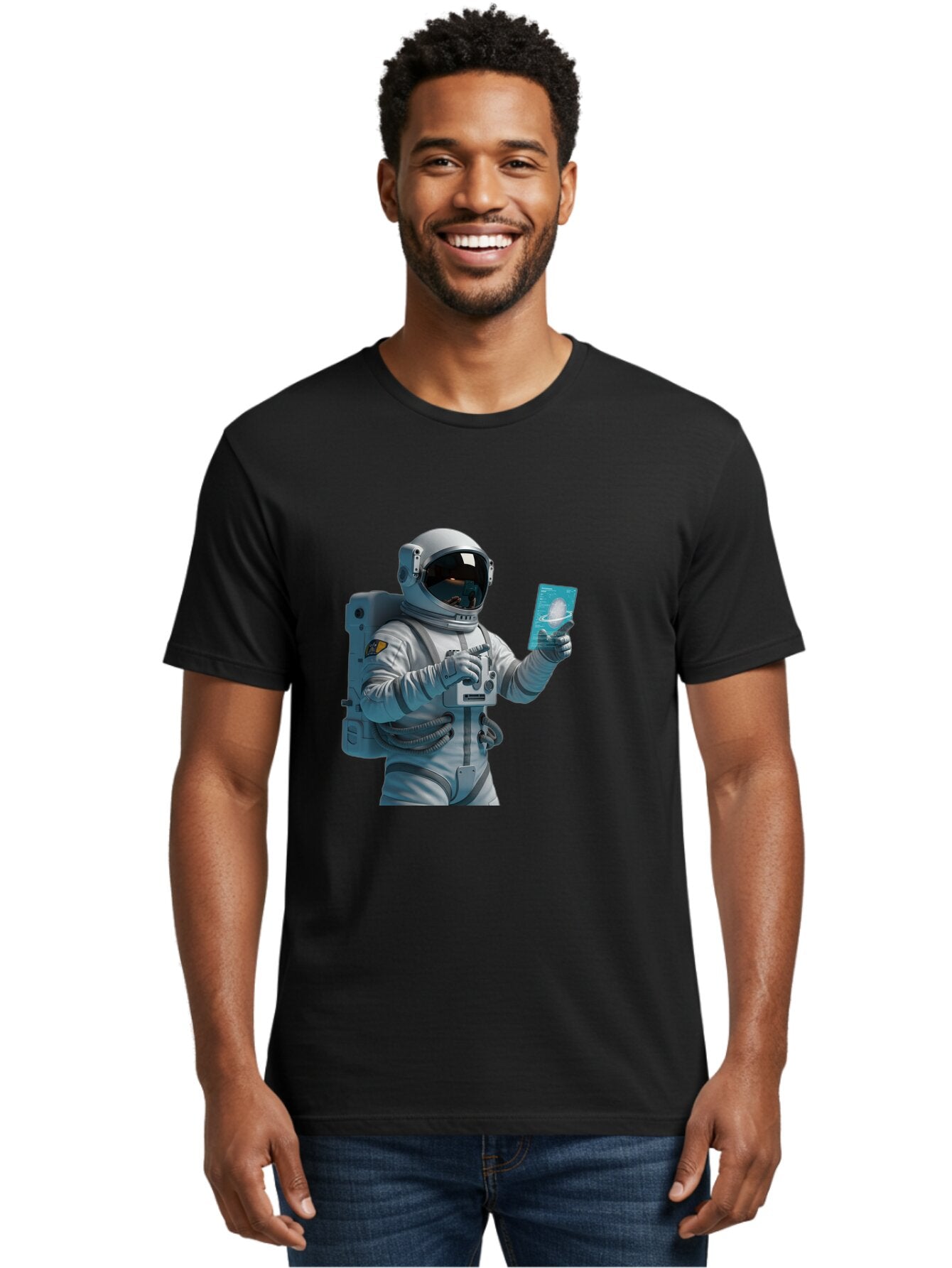Astronaut Men'S Graphic Tee, 100% Cotton, Comfortable Casual Summer Wear, Machine Washable, Vintage Camera, Old Camera, Antique Camera, Black Camera, Classic Photography, Photography Equipment, Nostalgic Device, Film Camera, Camera Art Baq300 24