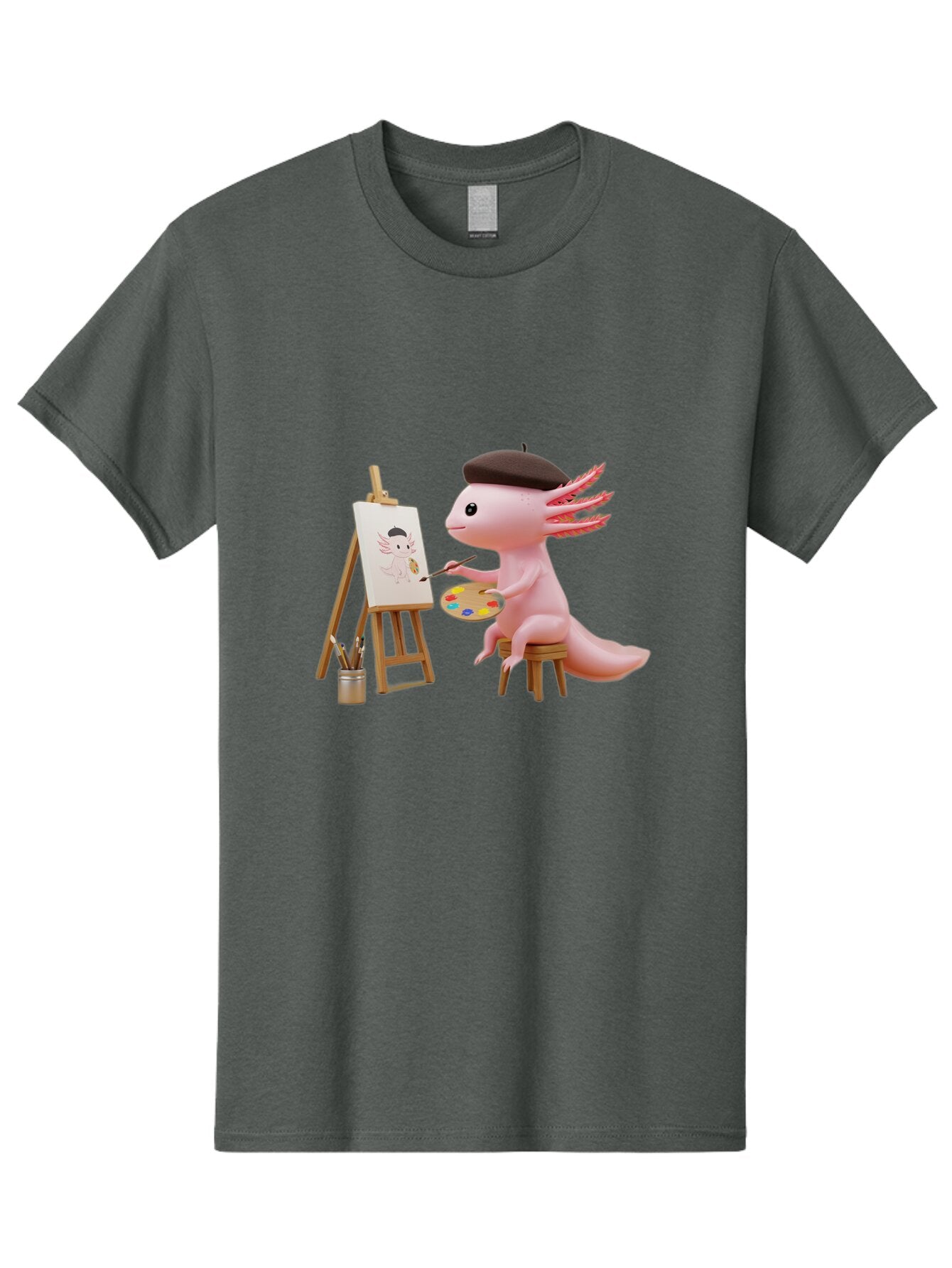 Axolotl-Artist Men'S Graphic Tee, 100% Cotton, Comfortable Casual Summer Wear, Machine Washable, Vintage Camera, Old Camera, Antique Camera, Black Camera, Classic Photography, Photography Equipment, Nostalgic Device, Film Camera, Camera Art Baq302 5
