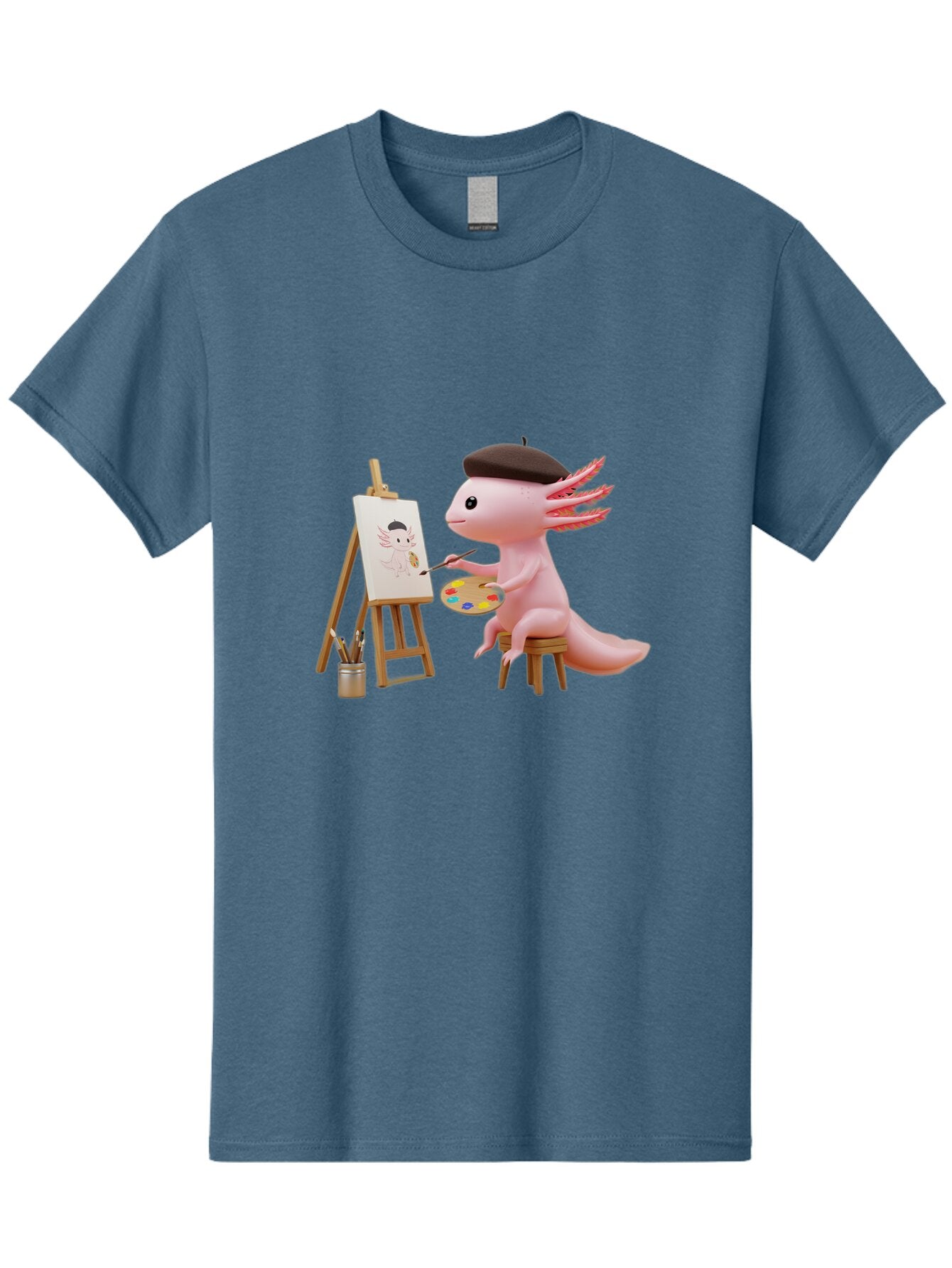 Axolotl-Artist Men'S Graphic Tee, 100% Cotton, Comfortable Casual Summer Wear, Machine Washable, Vintage Camera, Old Camera, Antique Camera, Black Camera, Classic Photography, Photography Equipment, Nostalgic Device, Film Camera, Camera Art Baq302 1