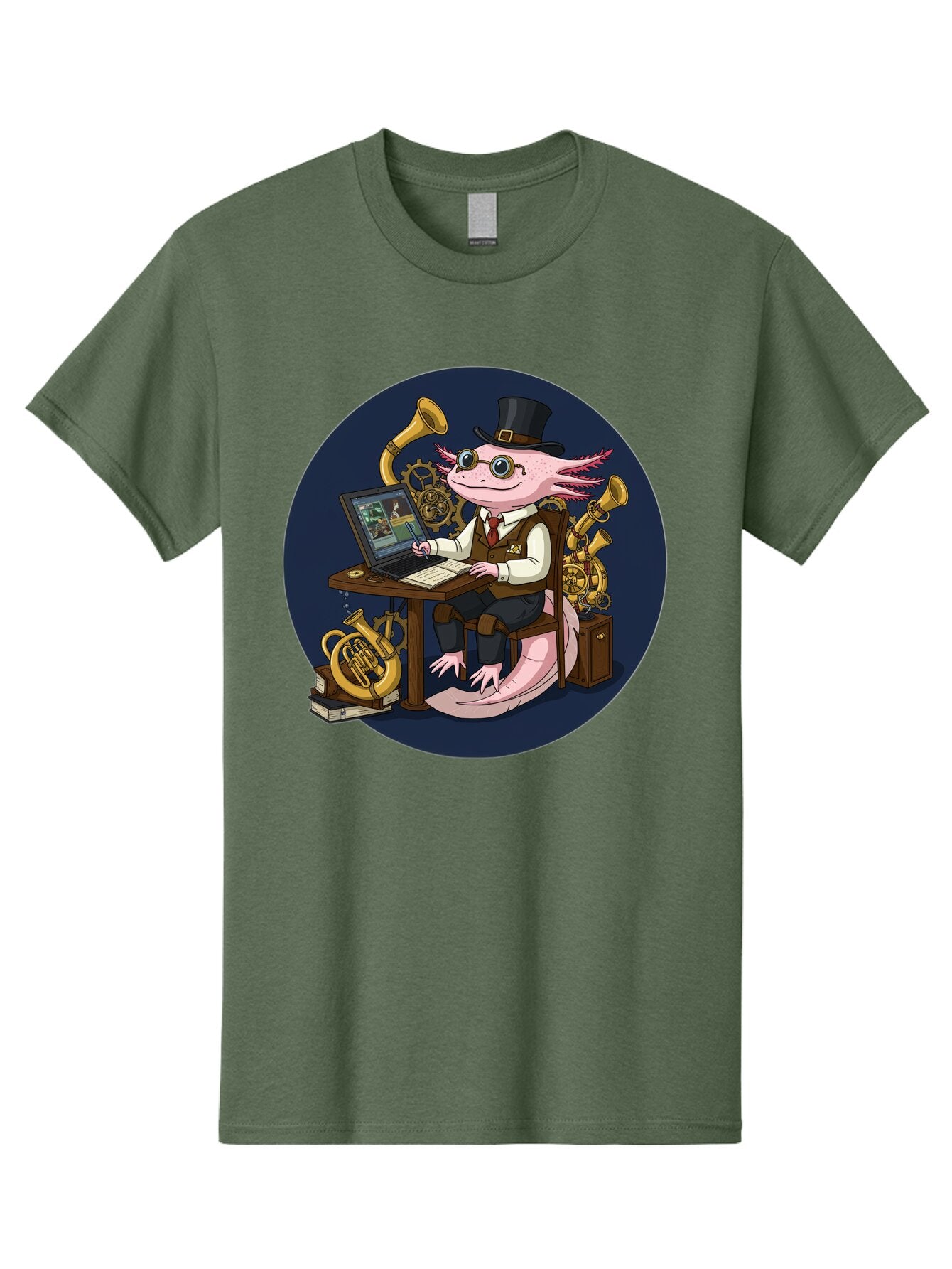 Axolotl-Conductor Men'S Graphic Tee, 100% Cotton, Comfortable Casual Summer Wear, Machine Washable, Vintage Camera, Old Camera, Antique Camera, Black Camera, Classic Photography, Photography Equipment, Nostalgic Device, Film Camera, Camera Art Baq303 10