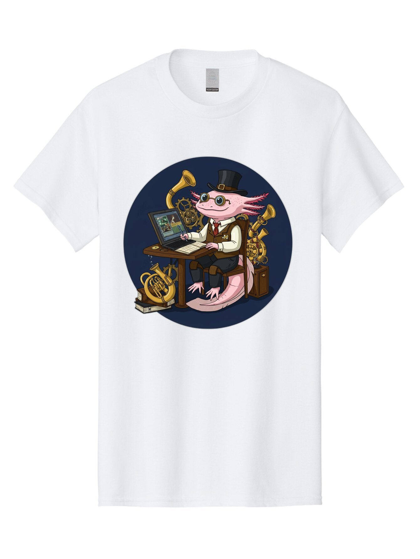 Axolotl-Conductor Men'S Graphic Tee, 100% Cotton, Comfortable Casual Summer Wear, Machine Washable, Vintage Camera, Old Camera, Antique Camera, Black Camera, Classic Photography, Photography Equipment, Nostalgic Device, Film Camera, Camera Art Baq303 8
