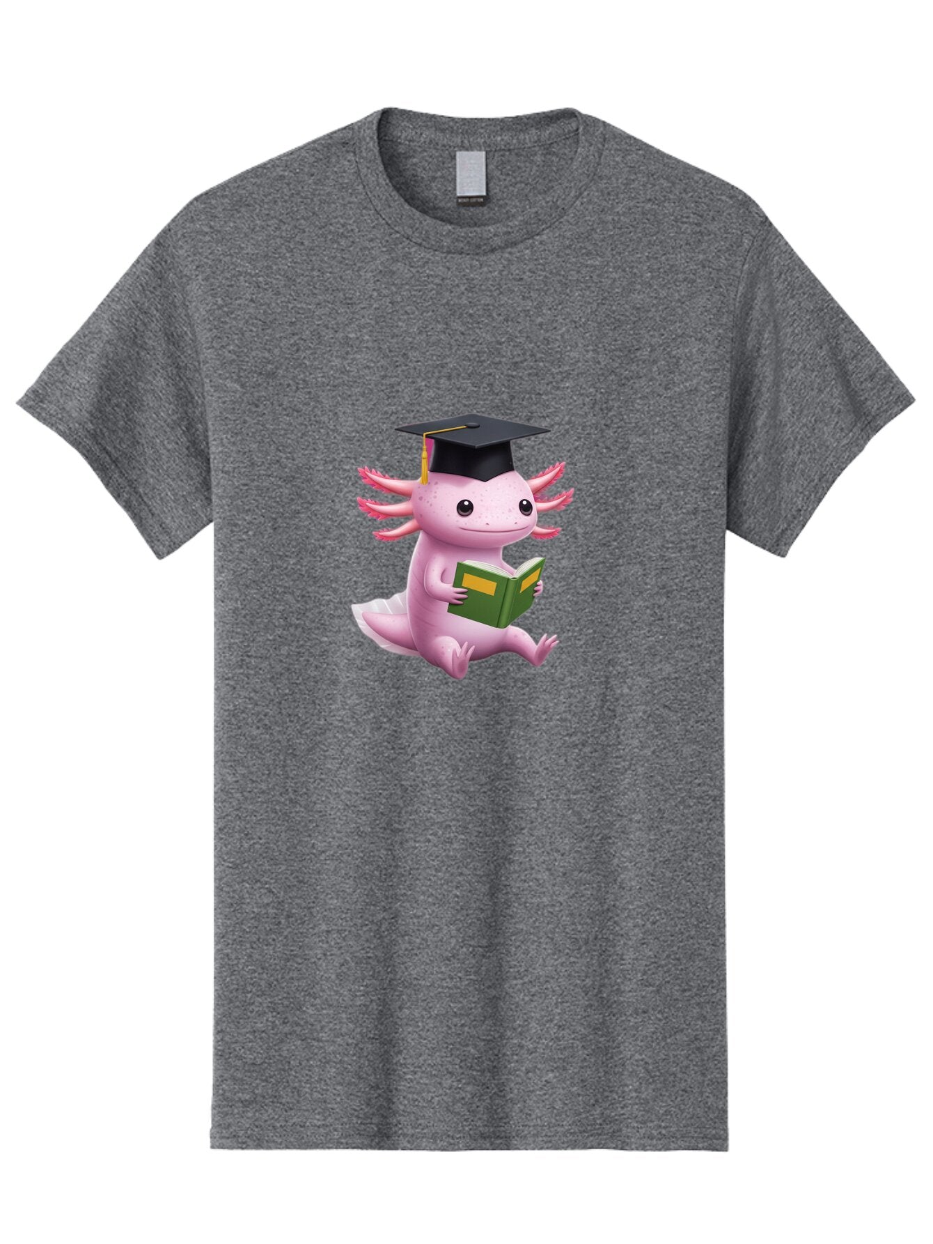 Axolotl-Graduate Men'S Graphic Tee, 100% Cotton, Comfortable Casual Summer Wear, Machine Washable, Vintage Camera, Old Camera, Antique Camera, Black Camera, Classic Photography, Photography Equipment, Nostalgic Device, Film Camera, Camera Art Baq304 3