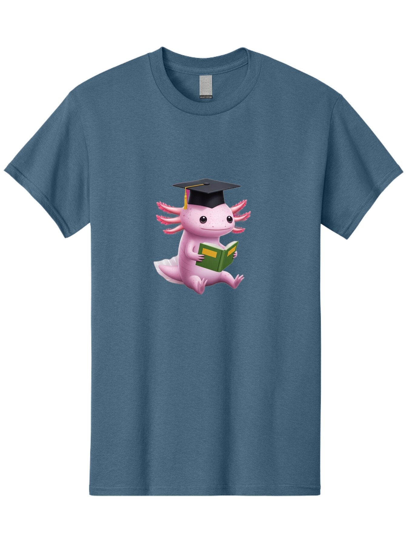 Axolotl-Graduate Men'S Graphic Tee, 100% Cotton, Comfortable Casual Summer Wear, Machine Washable, Vintage Camera, Old Camera, Antique Camera, Black Camera, Classic Photography, Photography Equipment, Nostalgic Device, Film Camera, Camera Art Baq304 1