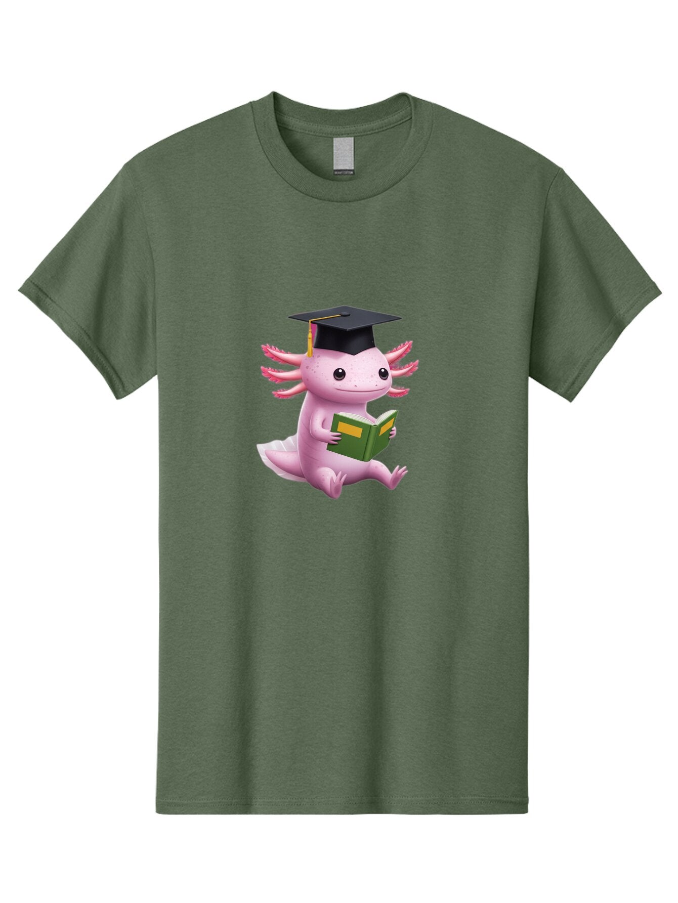 Axolotl-Graduate Men'S Graphic Tee, 100% Cotton, Comfortable Casual Summer Wear, Machine Washable, Vintage Camera, Old Camera, Antique Camera, Black Camera, Classic Photography, Photography Equipment, Nostalgic Device, Film Camera, Camera Art Baq304 5