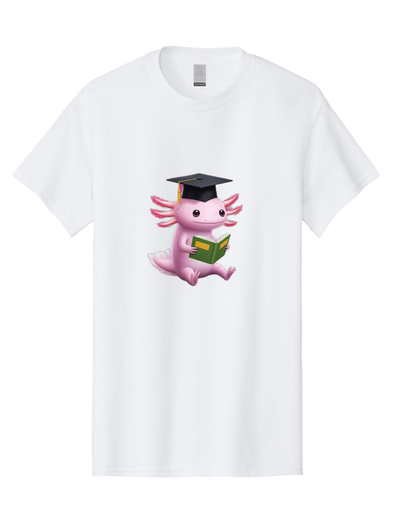 Axolotl-Graduate Men'S Graphic Tee, 100% Cotton, Comfortable Casual Summer Wear, Machine Washable, Vintage Camera, Old Camera, Antique Camera, Black Camera, Classic Photography, Photography Equipment, Nostalgic Device, Film Camera, Camera Art Baq304 2