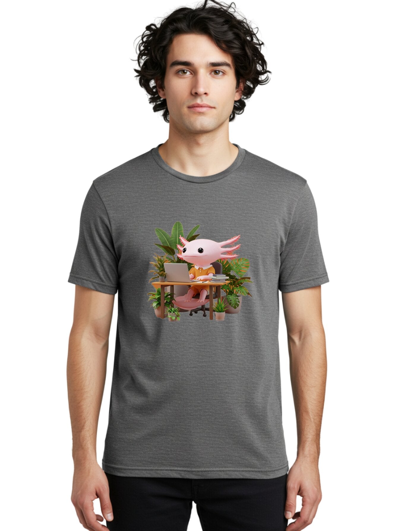 Axolotl-Office-Worker Men'S Graphic Tee, 100% Cotton, Comfortable Casual Summer Wear, Machine Washable, Vintage Camera, Old Camera, Antique Camera, Black Camera, Classic Photography, Photography Equipment, Nostalgic Device, Film Camera, Baq305 25