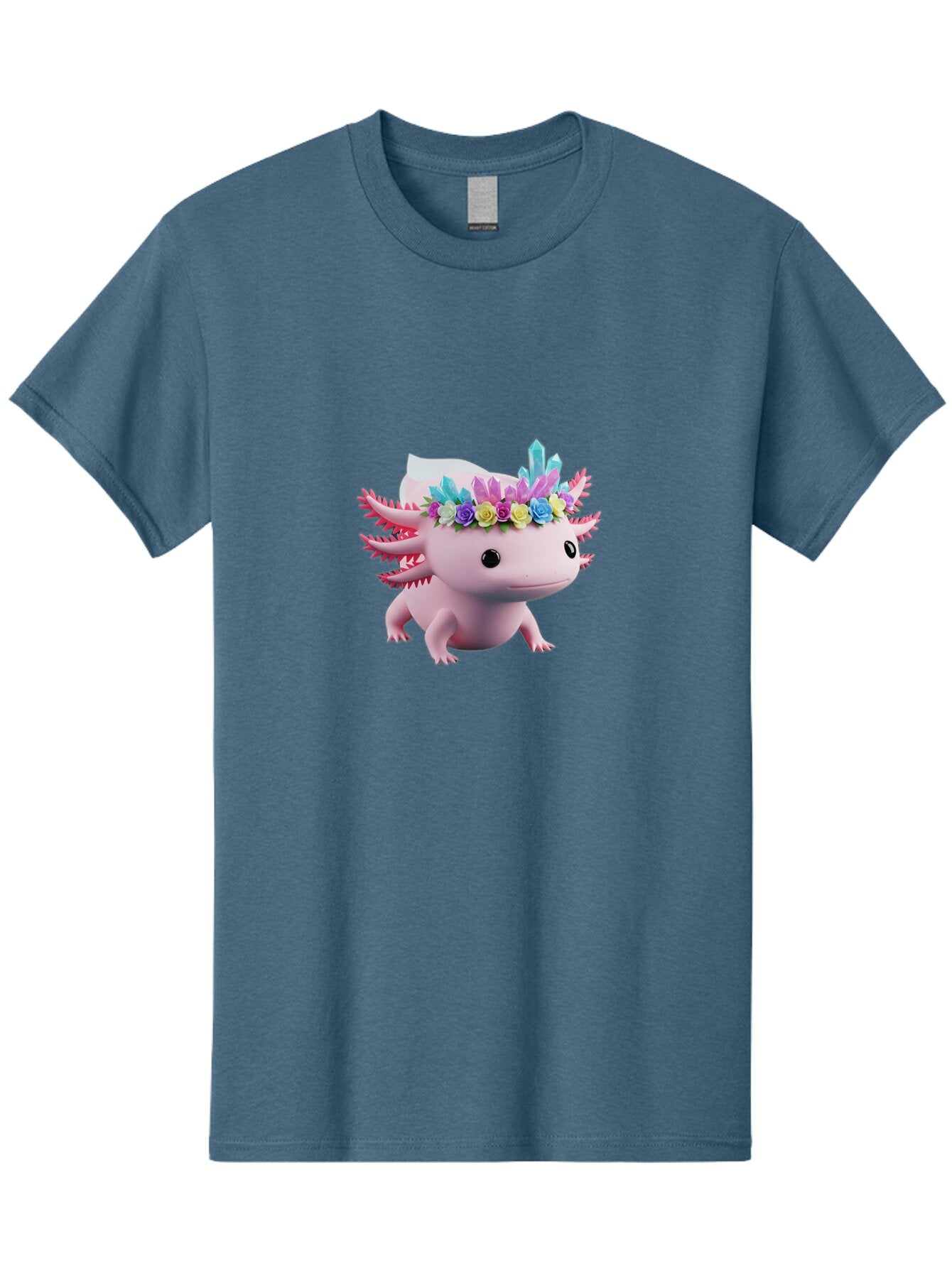 Axolotl-With-Crown Men'S Graphic Tee, 100% Cotton, Comfortable Casual Summer Wear, Machine Washable, Vintage Camera, Old Camera, Antique Camera, Black Camera, Classic Photography, Photography Equipment, Nostalgic Device, Film Camera, Baq307 7