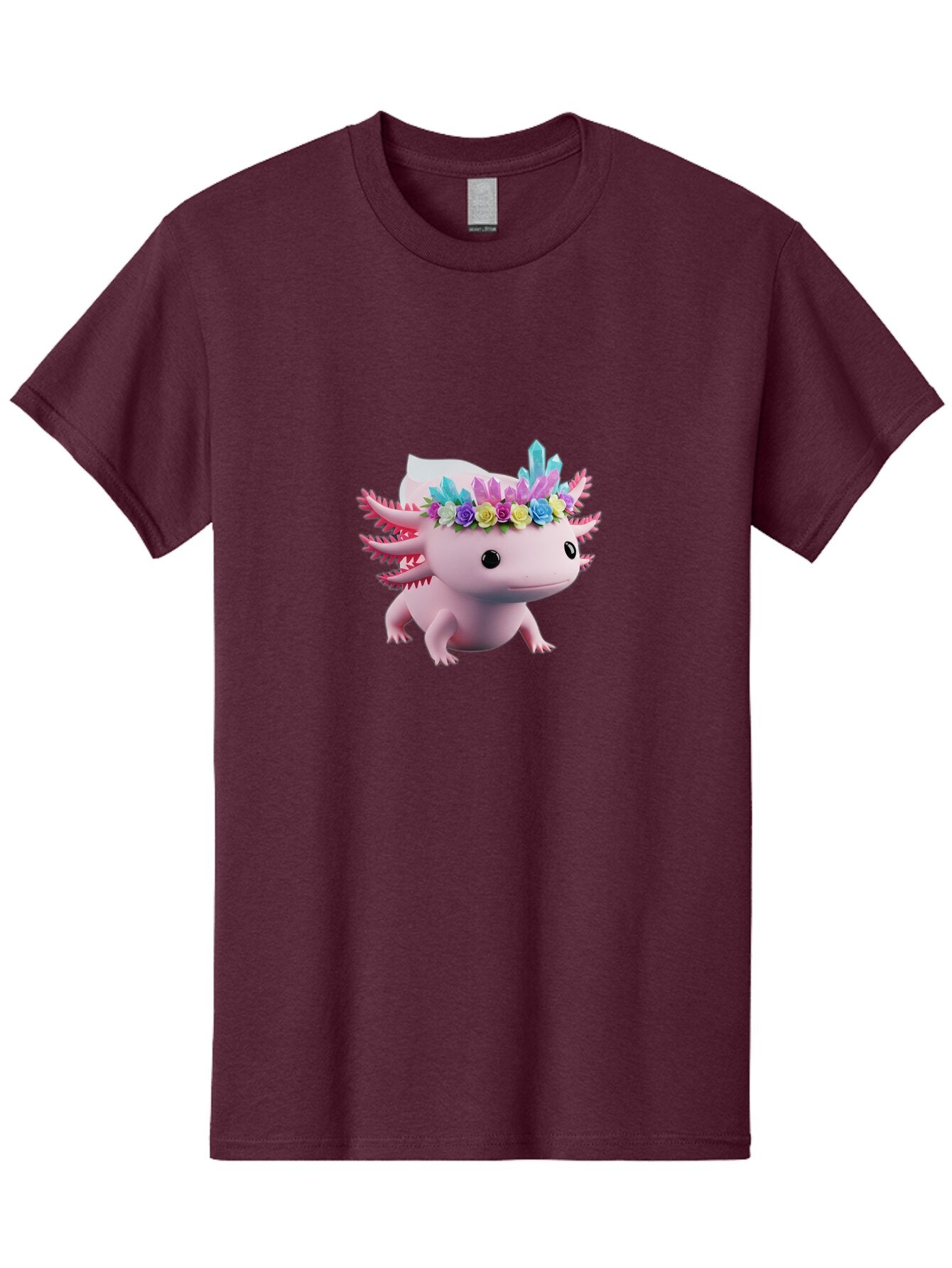Axolotl-With-Crown Men'S Graphic Tee, 100% Cotton, Comfortable Casual Summer Wear, Machine Washable, Vintage Camera, Old Camera, Antique Camera, Black Camera, Classic Photography, Photography Equipment, Nostalgic Device, Film Camera, Baq307 2