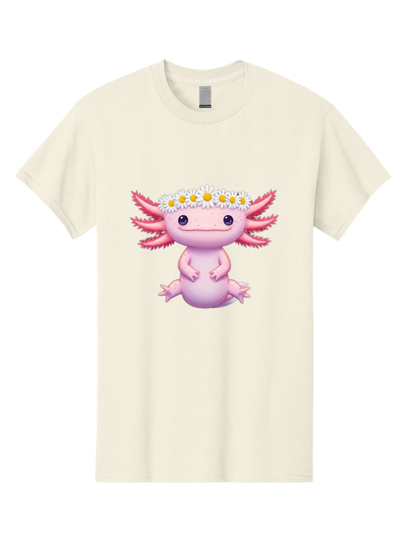 Axolotl-With-Daisy-Crown Men'S Graphic Tee, 100% Cotton, Comfortable Casual Summer Wear, Machine Washable, Vintage Camera, Old Camera, Antique Camera, Black Camera, Classic Photography, Photography Equipment, Nostalgic Device, Film Camera, Baq308 10