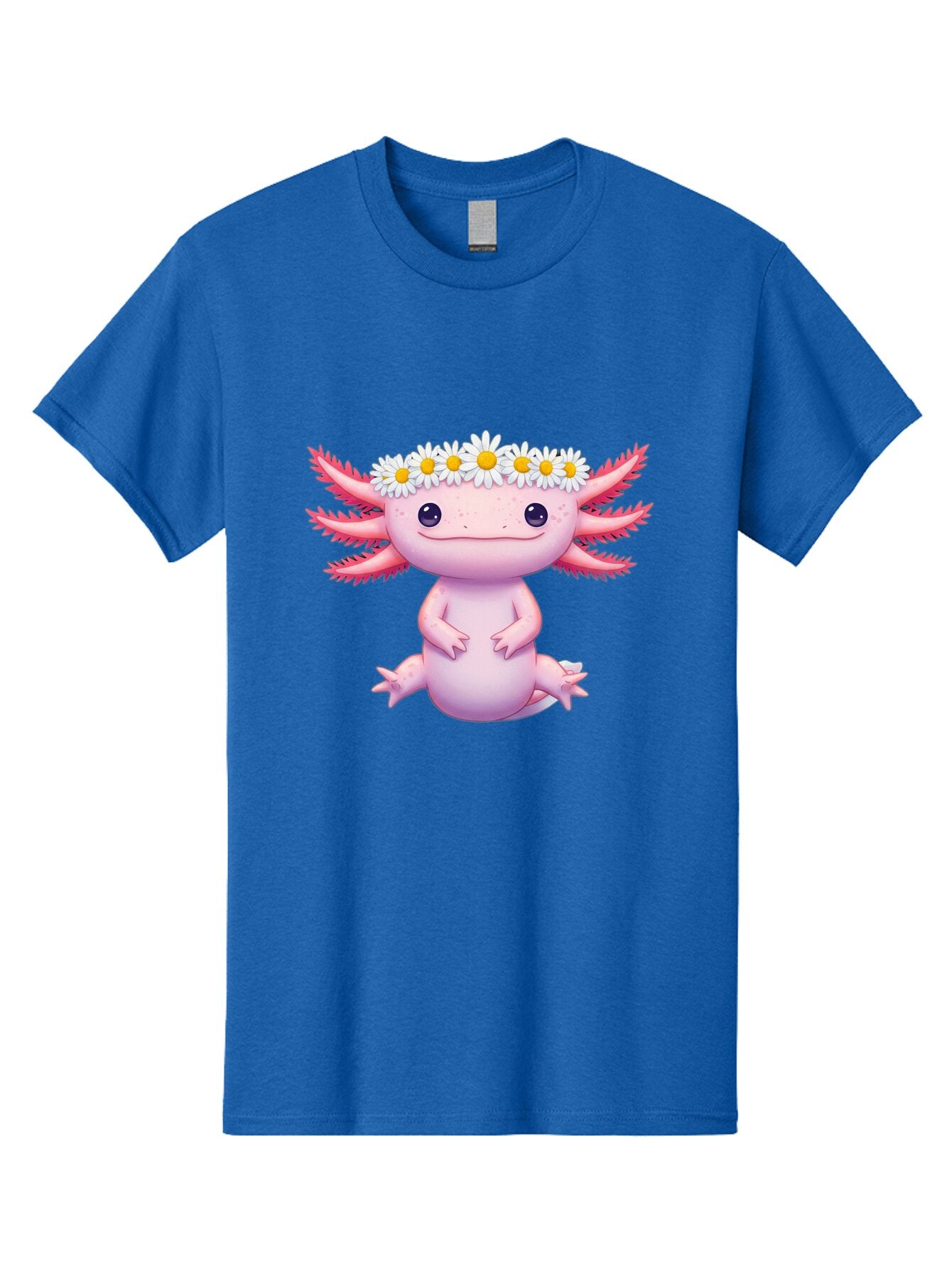 Axolotl-With-Daisy-Crown Men'S Graphic Tee, 100% Cotton, Comfortable Casual Summer Wear, Machine Washable, Vintage Camera, Old Camera, Antique Camera, Black Camera, Classic Photography, Photography Equipment, Nostalgic Device, Film Camera, Baq308 14