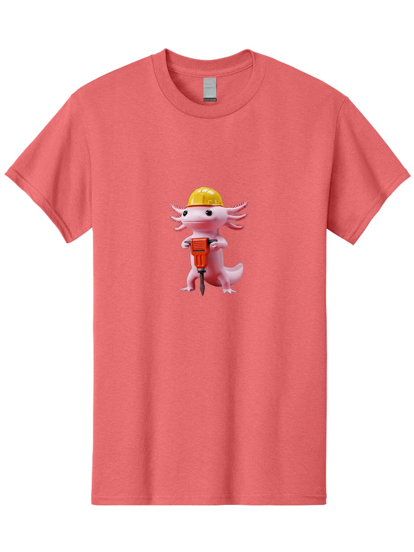 Axolotl-With-Drill Men'S Graphic Tee, 100% Cotton, Comfortable Casual Summer Wear, Machine Washable, Vintage Camera, Old Camera, Antique Camera, Black Camera, Classic Photography, Photography Equipment, Nostalgic Device, Film Camera, Baq309 15