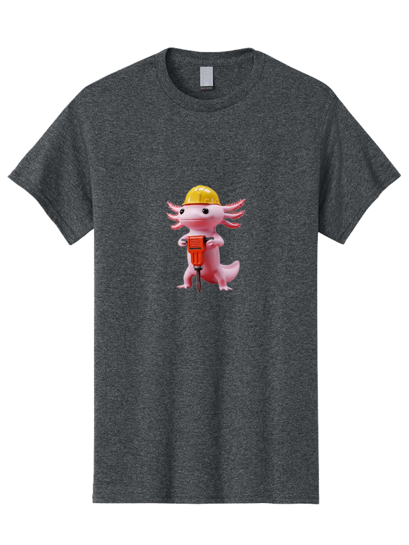 Axolotl-With-Drill Men'S Graphic Tee, 100% Cotton, Comfortable Casual Summer Wear, Machine Washable, Vintage Camera, Old Camera, Antique Camera, Black Camera, Classic Photography, Photography Equipment, Nostalgic Device, Film Camera, Baq309 14