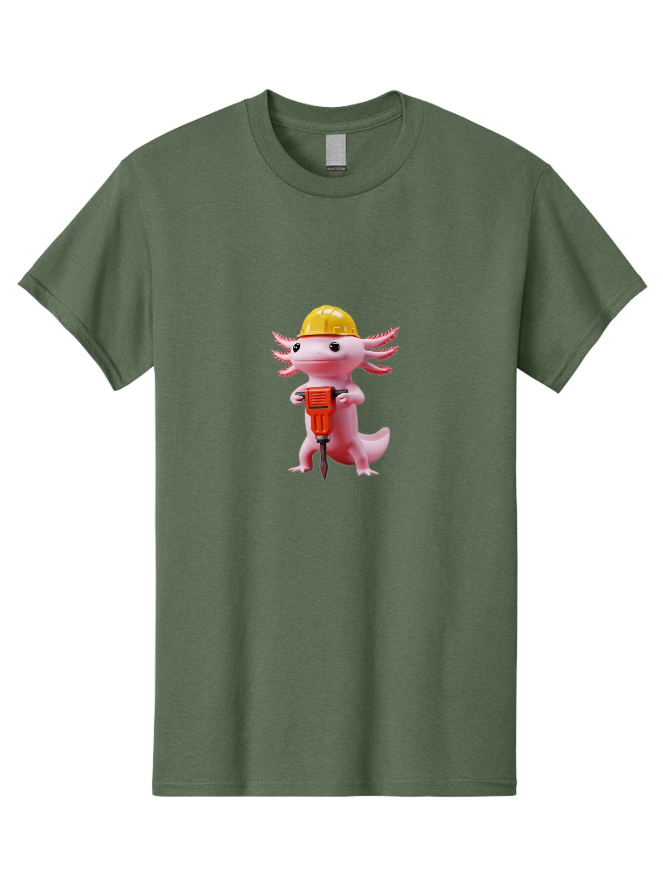 Axolotl-With-Drill Men'S Graphic Tee, 100% Cotton, Comfortable Casual Summer Wear, Machine Washable, Vintage Camera, Old Camera, Antique Camera, Black Camera, Classic Photography, Photography Equipment, Nostalgic Device, Film Camera, Baq309 13