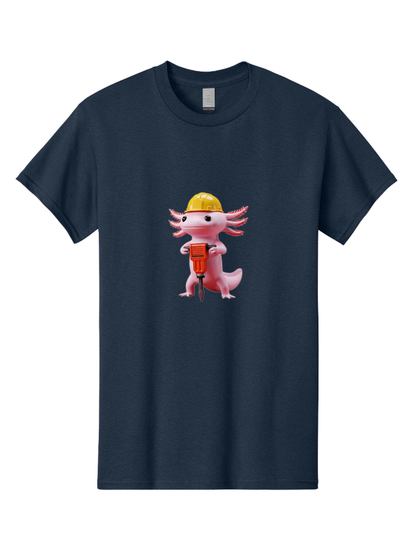 Axolotl-With-Drill Men'S Graphic Tee, 100% Cotton, Comfortable Casual Summer Wear, Machine Washable, Vintage Camera, Old Camera, Antique Camera, Black Camera, Classic Photography, Photography Equipment, Nostalgic Device, Film Camera, Baq309 10