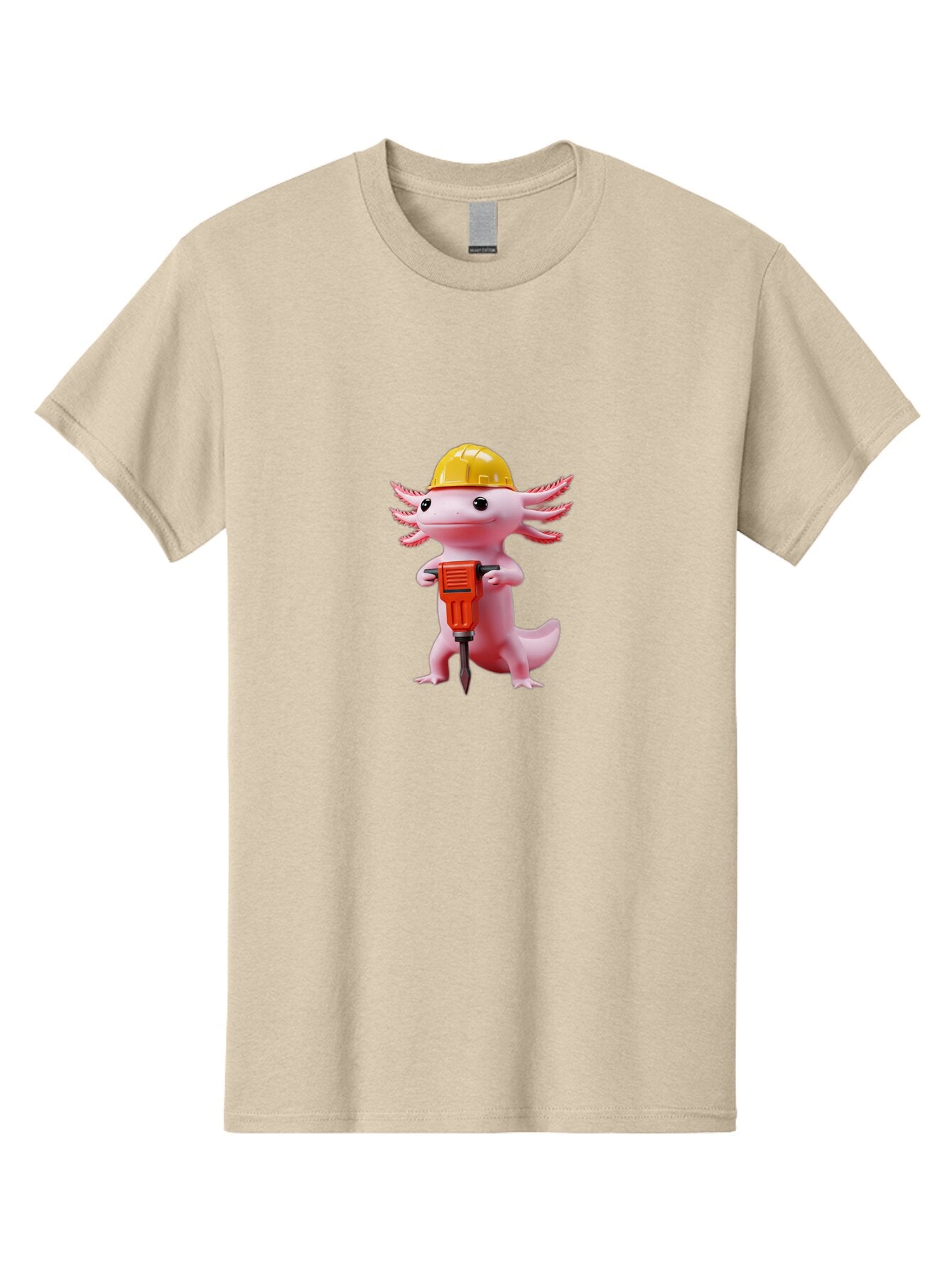Axolotl-With-Drill Men'S Graphic Tee, 100% Cotton, Comfortable Casual Summer Wear, Machine Washable, Vintage Camera, Old Camera, Antique Camera, Black Camera, Classic Photography, Photography Equipment, Nostalgic Device, Film Camera, Baq309 3