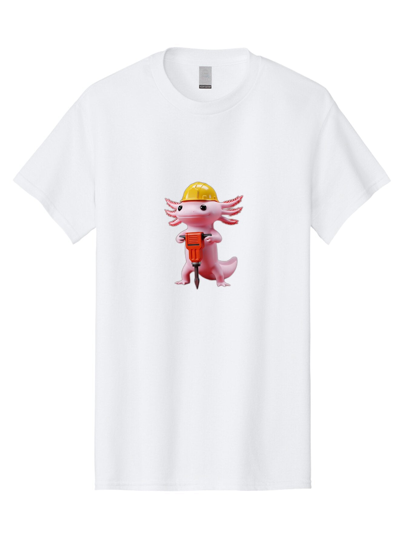 Axolotl-With-Drill Men'S Graphic Tee, 100% Cotton, Comfortable Casual Summer Wear, Machine Washable, Vintage Camera, Old Camera, Antique Camera, Black Camera, Classic Photography, Photography Equipment, Nostalgic Device, Film Camera, Baq309 9