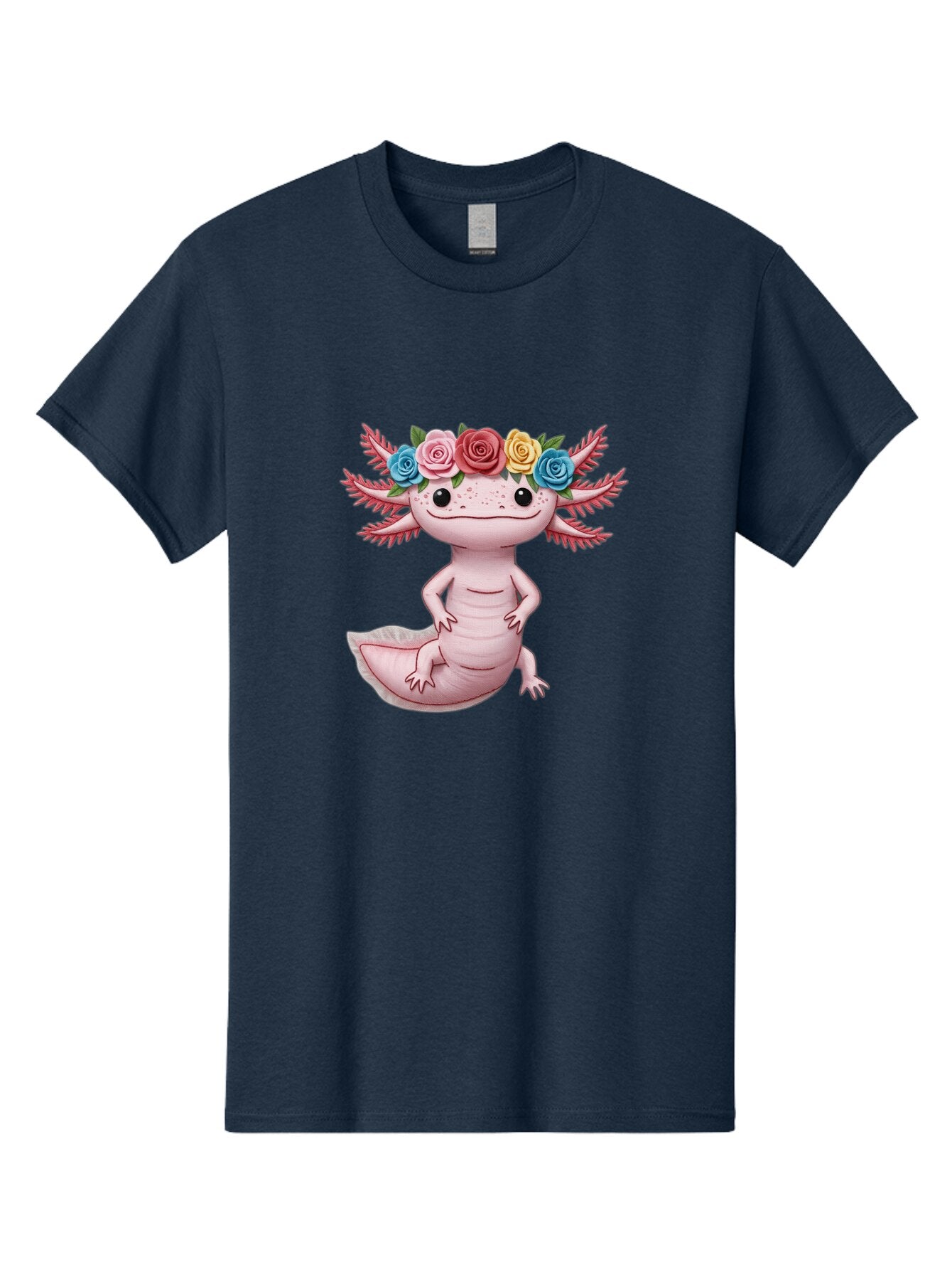 Axolotl-With-Flower-Crown-1 Men'S Graphic Tee, 100% Cotton, Comfortable Casual Summer Wear, Machine Washable, Vintage Camera, Old Camera, Antique Camera, Black Camera, Classic Photography, Photography Equipment, Nostalgic Device, Film Camera, Baq310 9