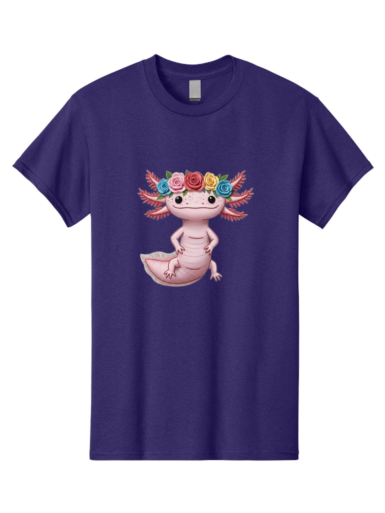 Axolotl-With-Flower-Crown-1 Men'S Graphic Tee, 100% Cotton, Comfortable Casual Summer Wear, Machine Washable, Vintage Camera, Old Camera, Antique Camera, Black Camera, Classic Photography, Photography Equipment, Nostalgic Device, Film Camera, Baq310 14