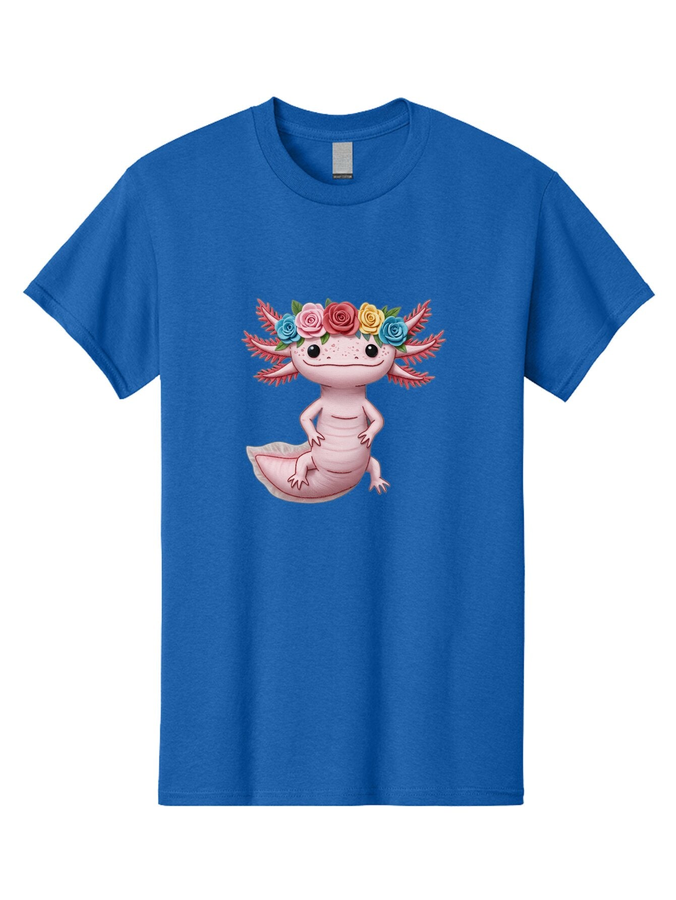 Axolotl-With-Flower-Crown-1 Men'S Graphic Tee, 100% Cotton, Comfortable Casual Summer Wear, Machine Washable, Vintage Camera, Old Camera, Antique Camera, Black Camera, Classic Photography, Photography Equipment, Nostalgic Device, Film Camera, Baq310 8