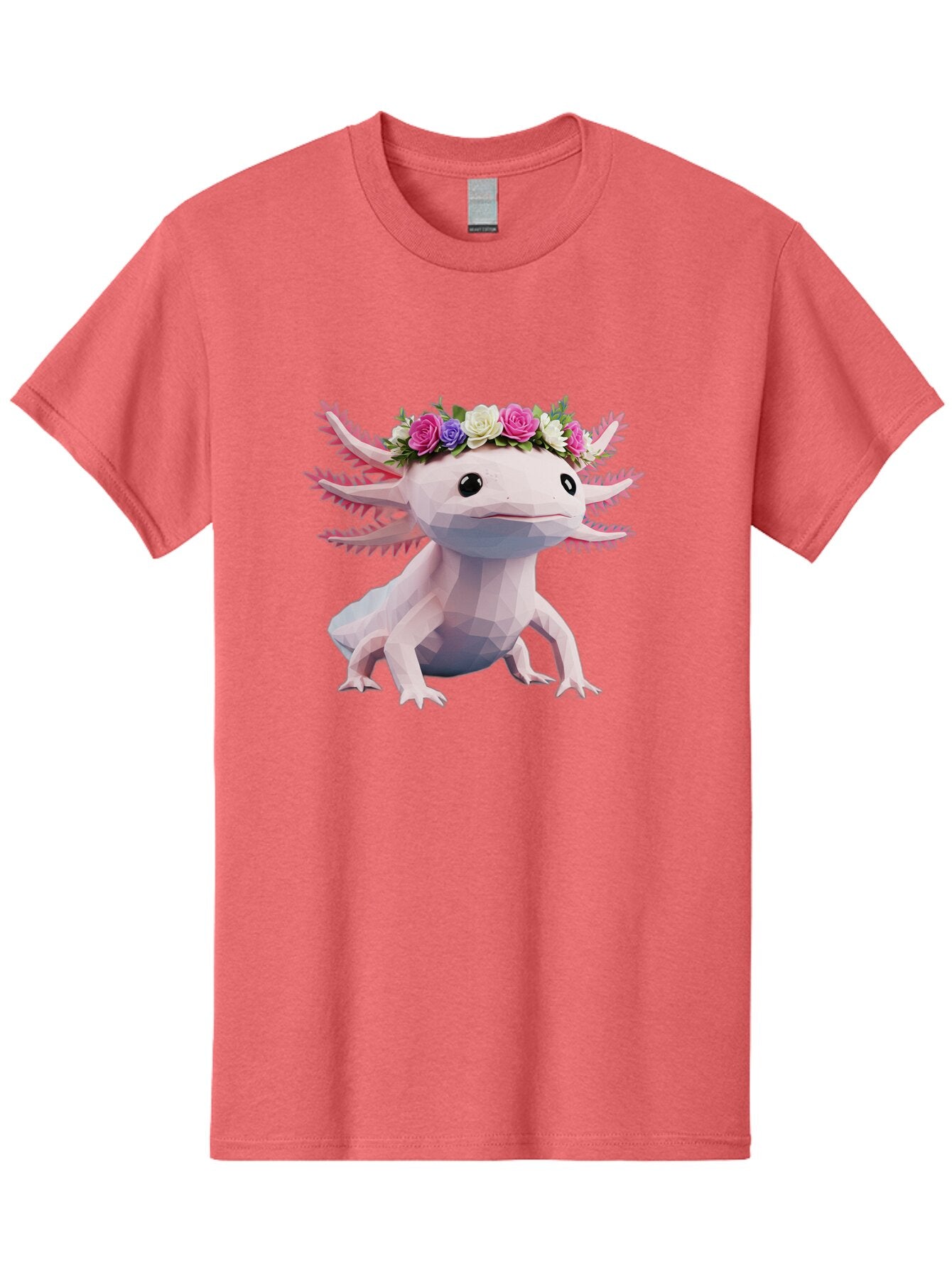 Axolotl-With-Flower-Crown Men'S Graphic Tee, 100% Cotton, Comfortable Casual Summer Wear, Machine Washable, Vintage Camera, Old Camera, Antique Camera, Black Camera, Classic Photography, Photography Equipment, Nostalgic Device, Film Camera, Baq311 4