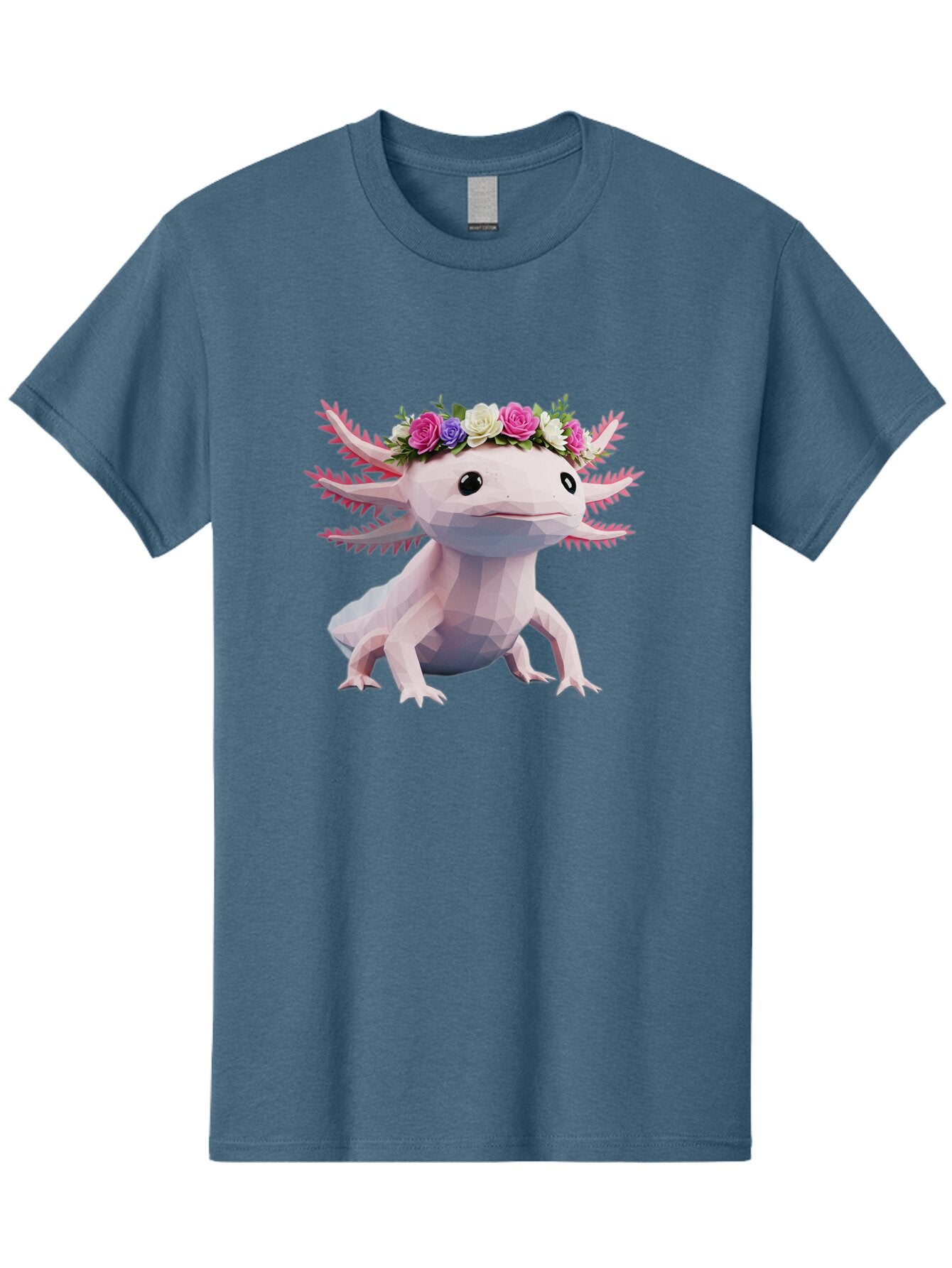 Axolotl-With-Flower-Crown Men'S Graphic Tee, 100% Cotton, Comfortable Casual Summer Wear, Machine Washable, Vintage Camera, Old Camera, Antique Camera, Black Camera, Classic Photography, Photography Equipment, Nostalgic Device, Film Camera, Baq311 11