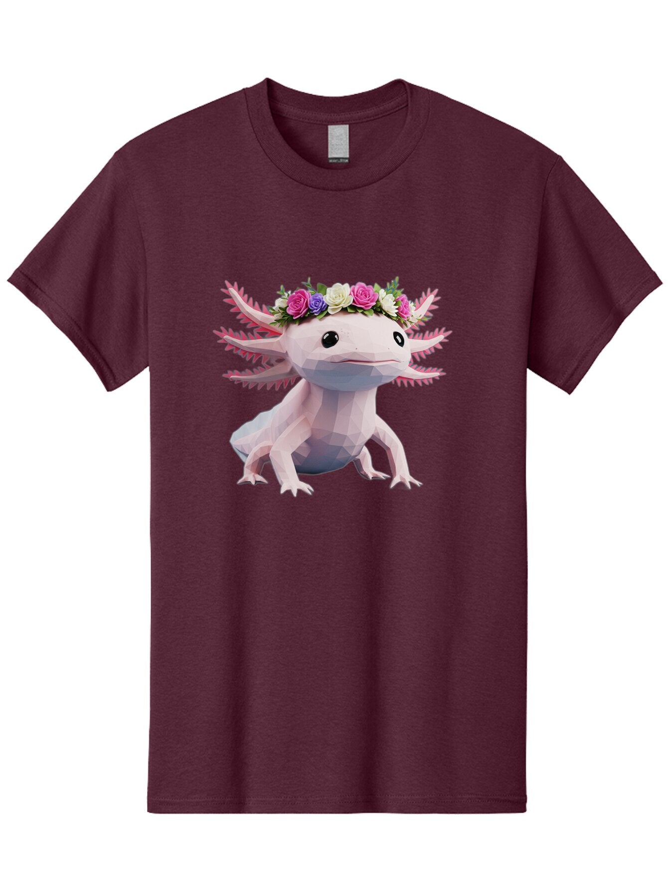 Axolotl-With-Flower-Crown Men'S Graphic Tee, 100% Cotton, Comfortable Casual Summer Wear, Machine Washable, Vintage Camera, Old Camera, Antique Camera, Black Camera, Classic Photography, Photography Equipment, Nostalgic Device, Film Camera, Baq311 12