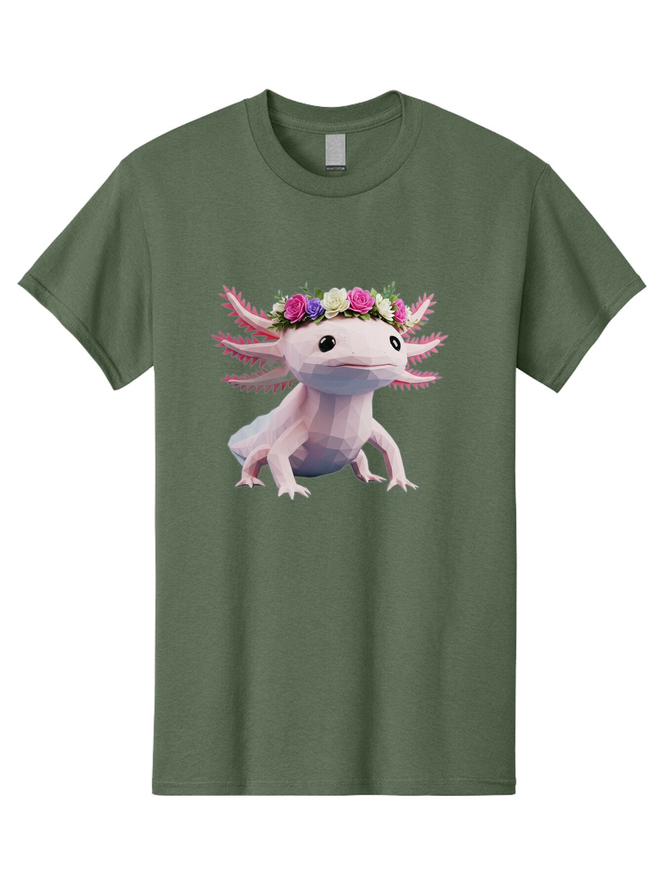 Axolotl-With-Flower-Crown Men'S Graphic Tee, 100% Cotton, Comfortable Casual Summer Wear, Machine Washable, Vintage Camera, Old Camera, Antique Camera, Black Camera, Classic Photography, Photography Equipment, Nostalgic Device, Film Camera, Baq311 15