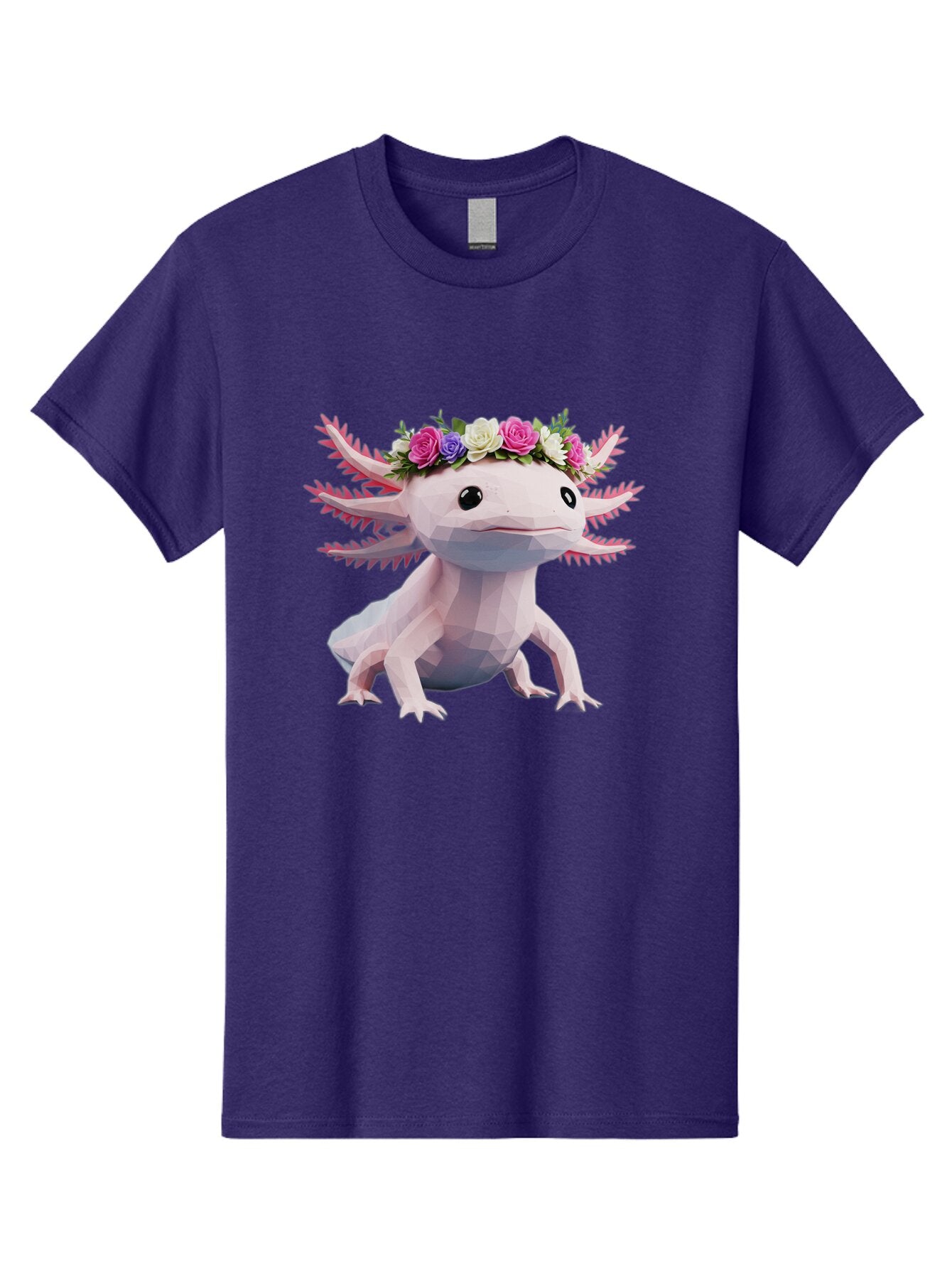 Axolotl-With-Flower-Crown Men'S Graphic Tee, 100% Cotton, Comfortable Casual Summer Wear, Machine Washable, Vintage Camera, Old Camera, Antique Camera, Black Camera, Classic Photography, Photography Equipment, Nostalgic Device, Film Camera, Baq311 7