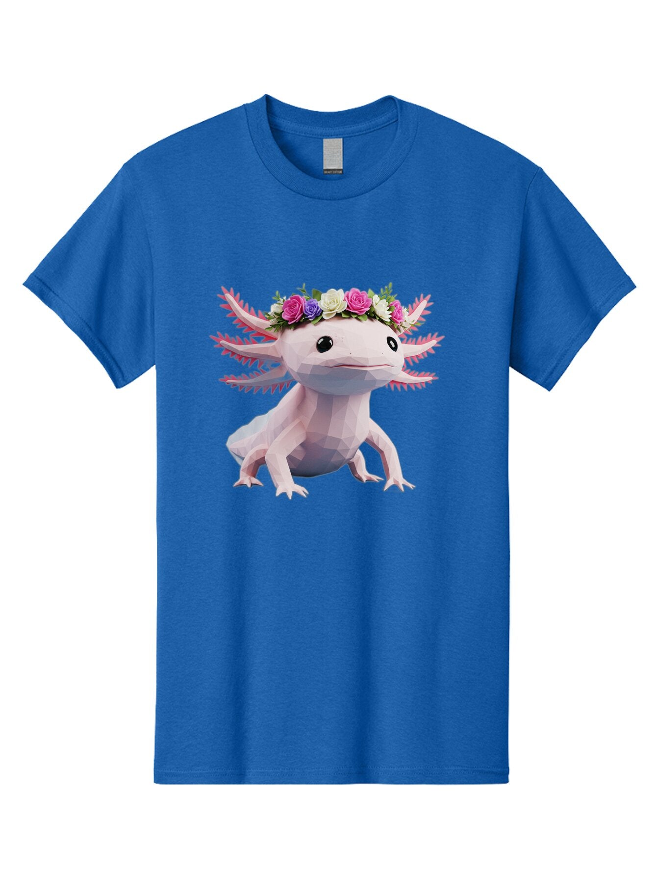 Axolotl-With-Flower-Crown Men'S Graphic Tee, 100% Cotton, Comfortable Casual Summer Wear, Machine Washable, Vintage Camera, Old Camera, Antique Camera, Black Camera, Classic Photography, Photography Equipment, Nostalgic Device, Film Camera, Baq311 6
