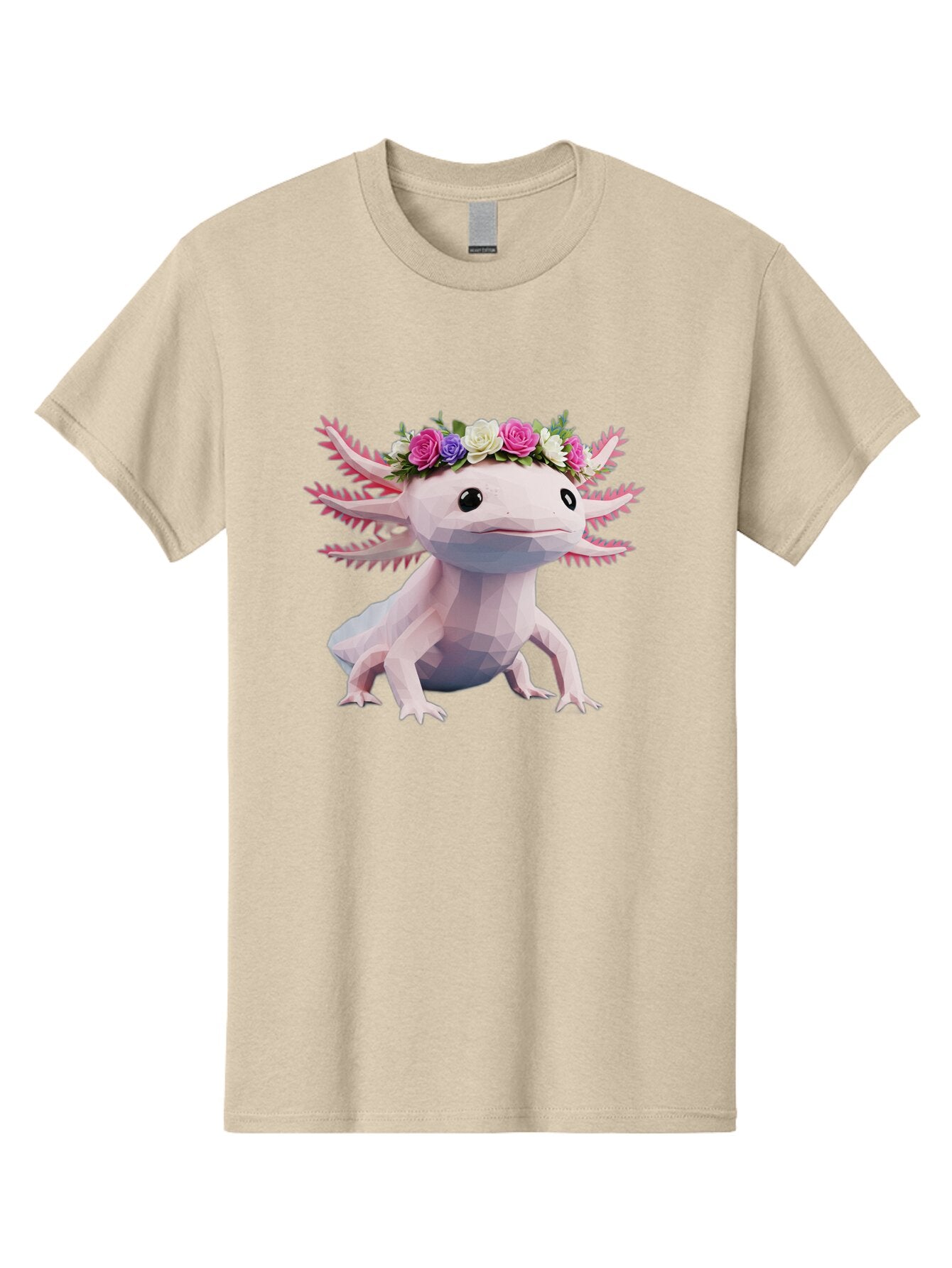 Axolotl-With-Flower-Crown Men'S Graphic Tee, 100% Cotton, Comfortable Casual Summer Wear, Machine Washable, Vintage Camera, Old Camera, Antique Camera, Black Camera, Classic Photography, Photography Equipment, Nostalgic Device, Film Camera, Baq311 13
