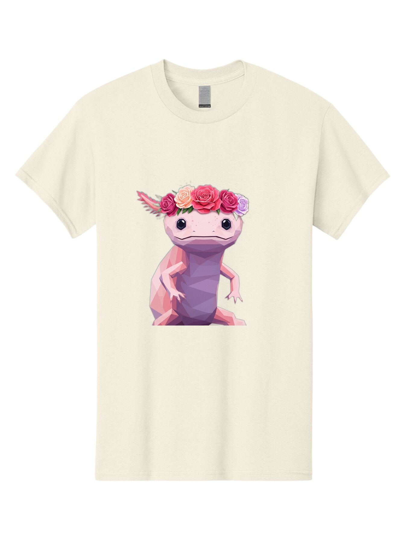 Axolotl-With-Flowers-1 Men'S Graphic Tee, 100% Cotton, Comfortable Casual Summer Wear, Machine Washable, Vintage Camera, Old Camera, Antique Camera, Black Camera, Classic Photography, Photography Equipment, Nostalgic Device, Film Camera, Baq312 10