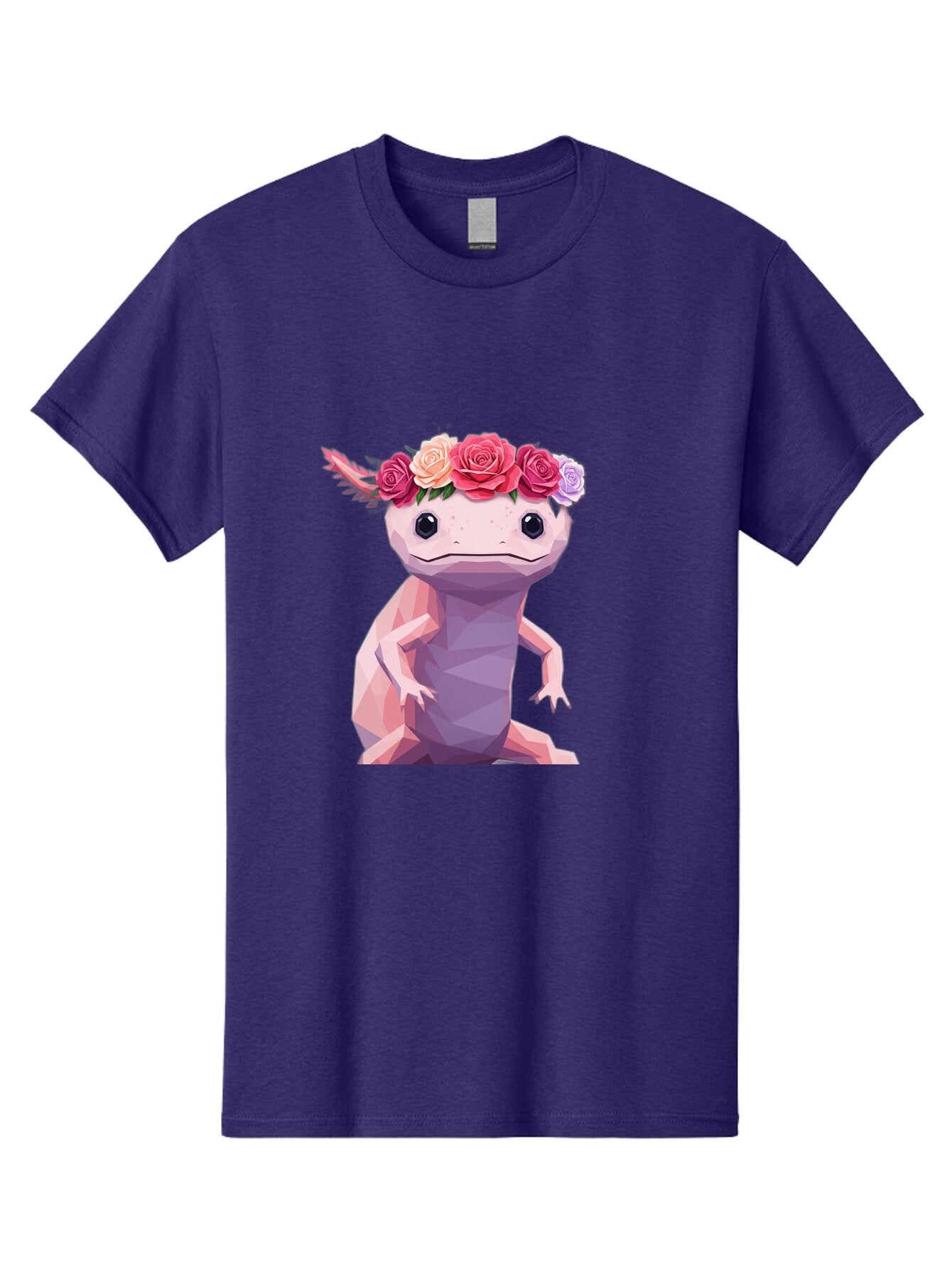 Axolotl-With-Flowers-1 Men'S Graphic Tee, 100% Cotton, Comfortable Casual Summer Wear, Machine Washable, Vintage Camera, Old Camera, Antique Camera, Black Camera, Classic Photography, Photography Equipment, Nostalgic Device, Film Camera, Baq312 14
